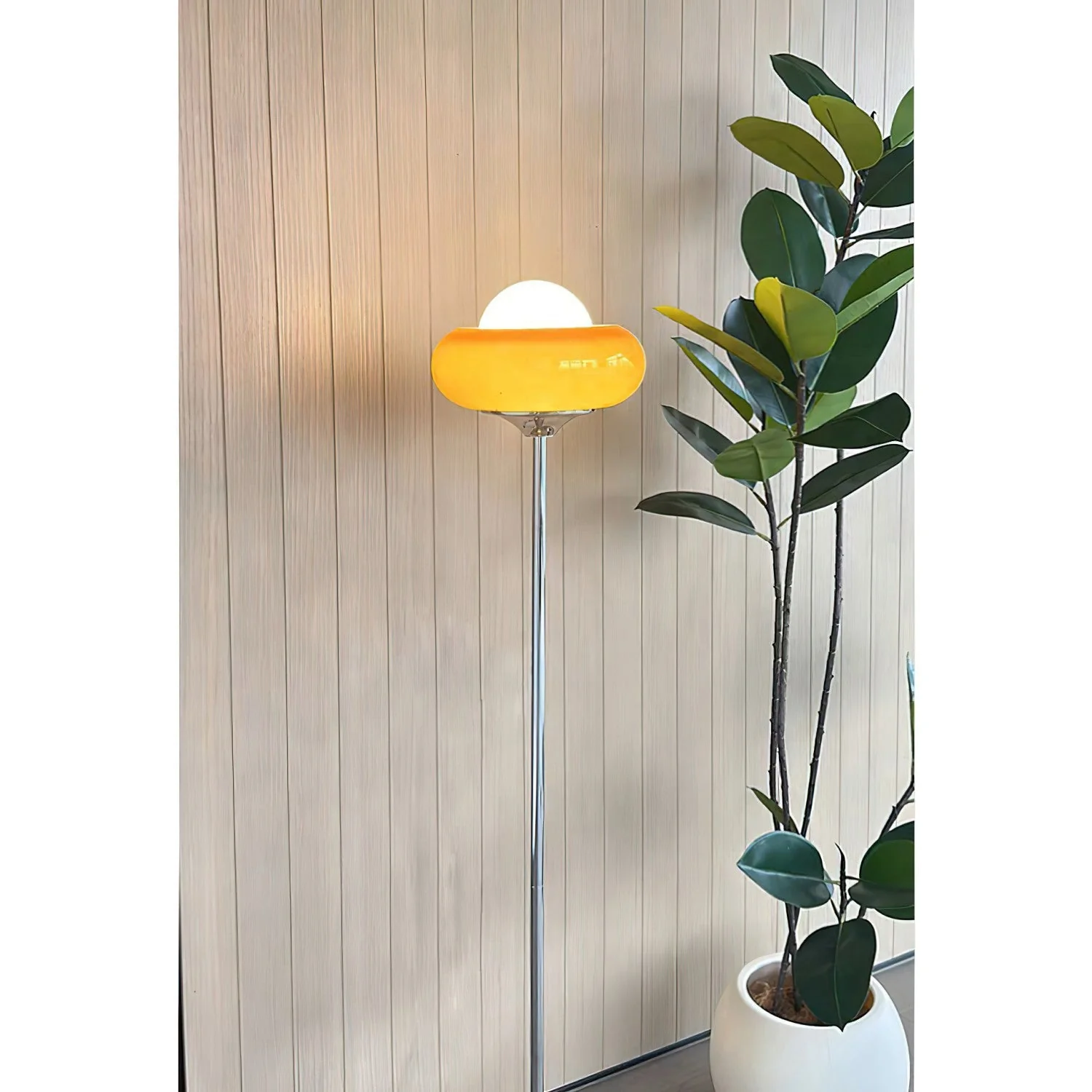 Harvey Modern Glass Floor Lamp - Image 9