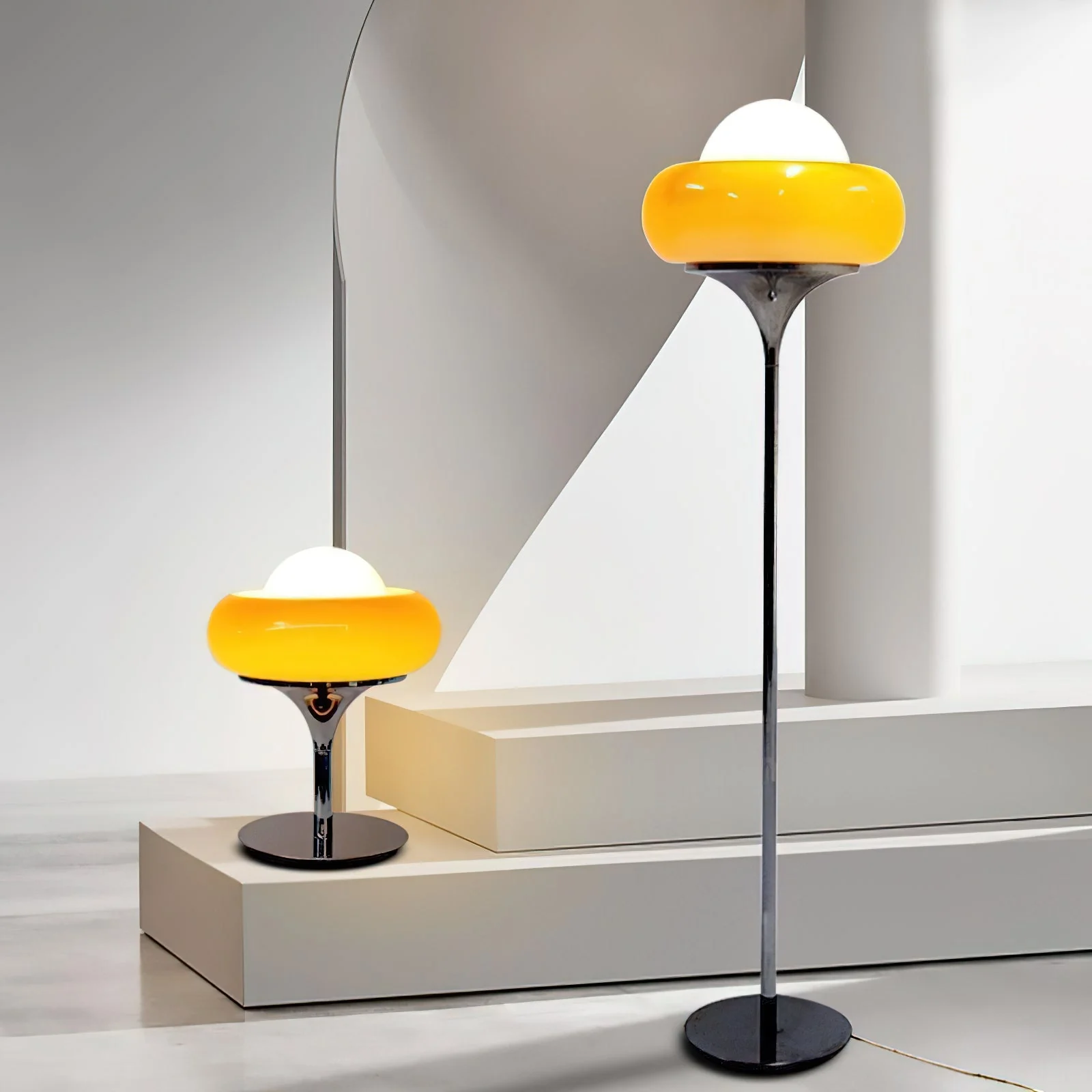 Harvey Modern Glass Table Lamp - Image 11