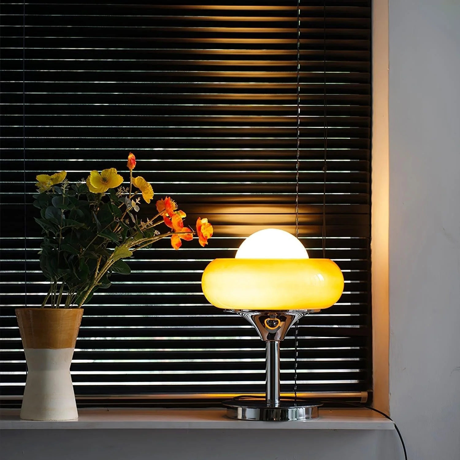 Harvey Modern Glass Table Lamp - Image 12