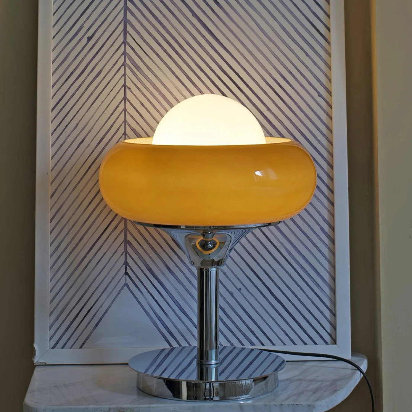 Harvey Modern Glass Table Lamp - Image 16