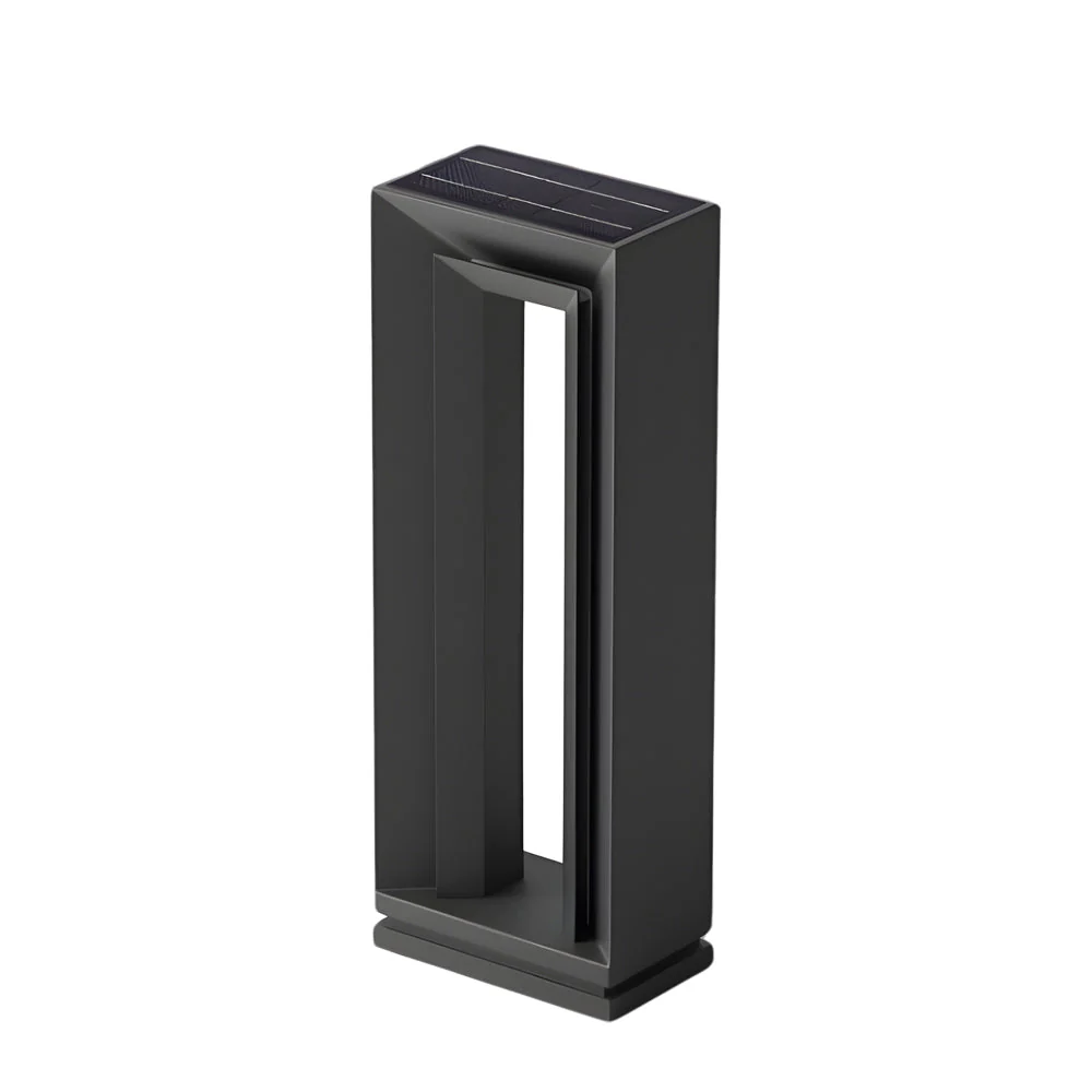 Hattie Arch Modern Minimalist Steel Outdoor Lawn Lights - Image 8