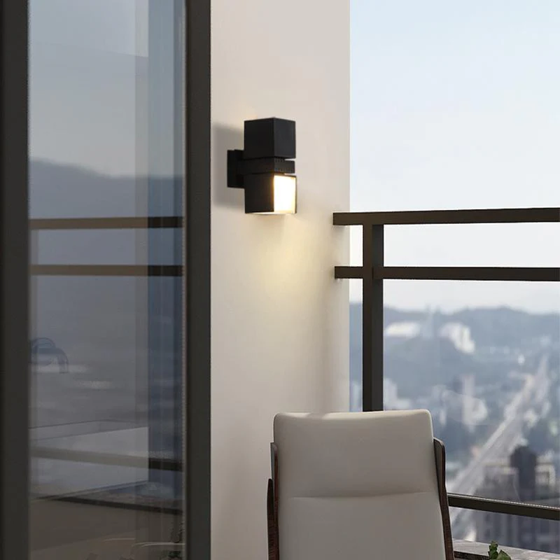 Hazel Adjustable Square Outdoor Wall Lights - Image 4