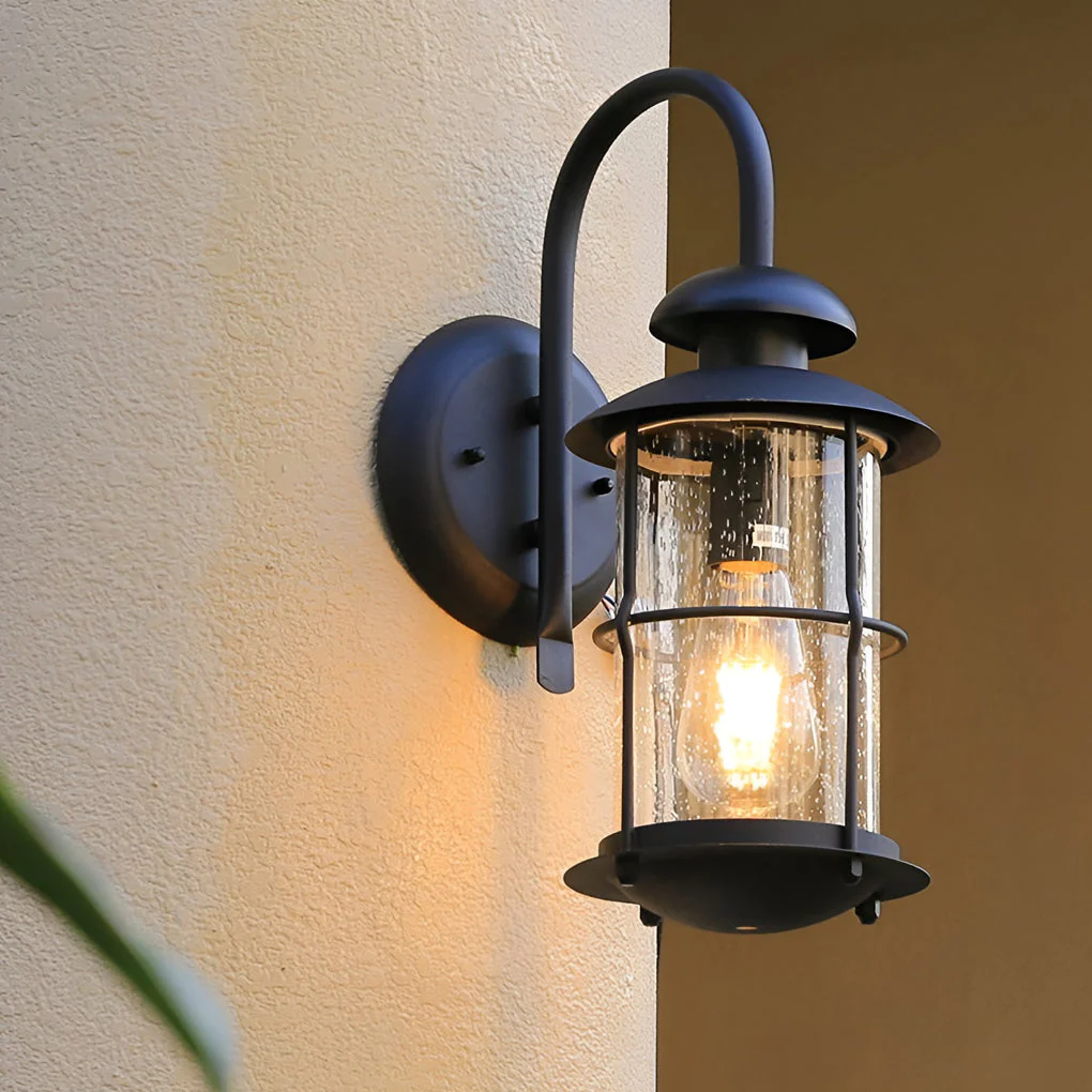 Healthy Creative LED Modern Glass Outdoor Wall Sconce Light - Image 3