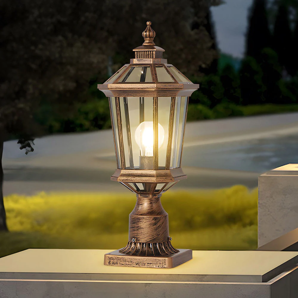 Herbert LED Column Outdoor Pillar Lights - Image 11