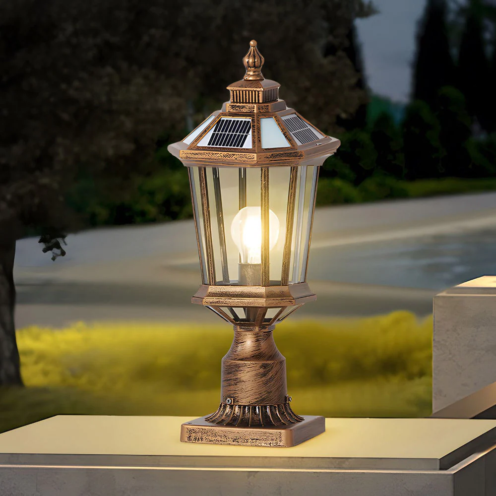 Herbert LED Column Outdoor Pillar Lights - Image 12