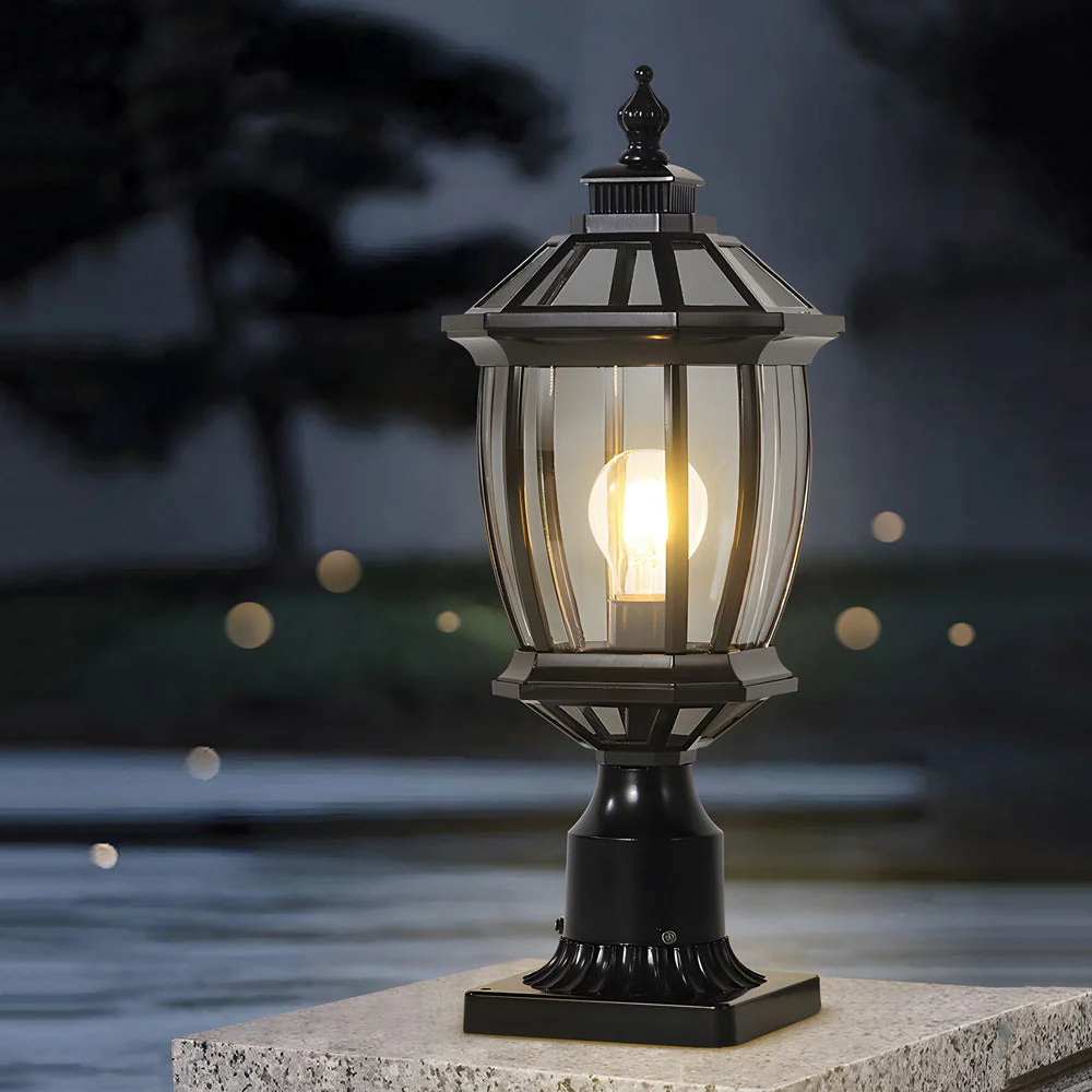 Herbert LED Column Outdoor Pillar Lights - Image 15