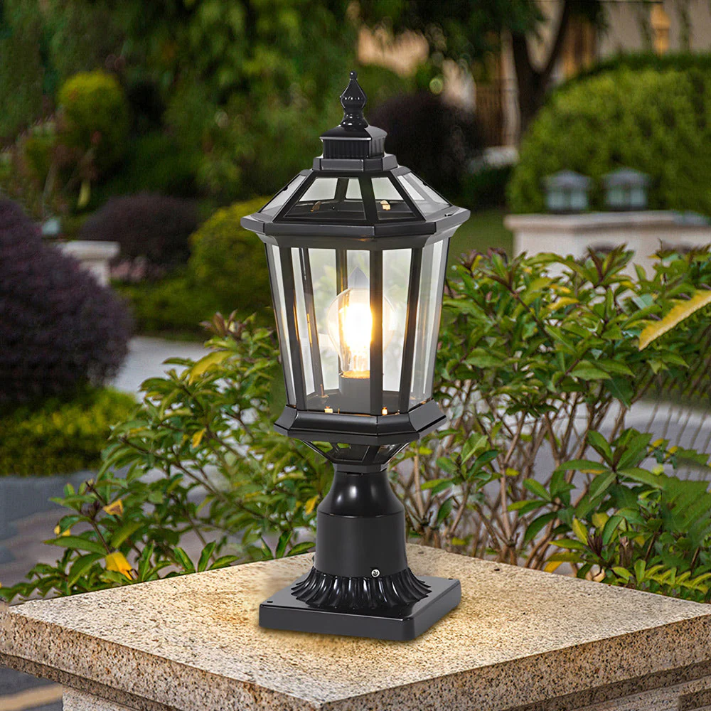 Herbert LED Column Outdoor Pillar Lights - Image 16