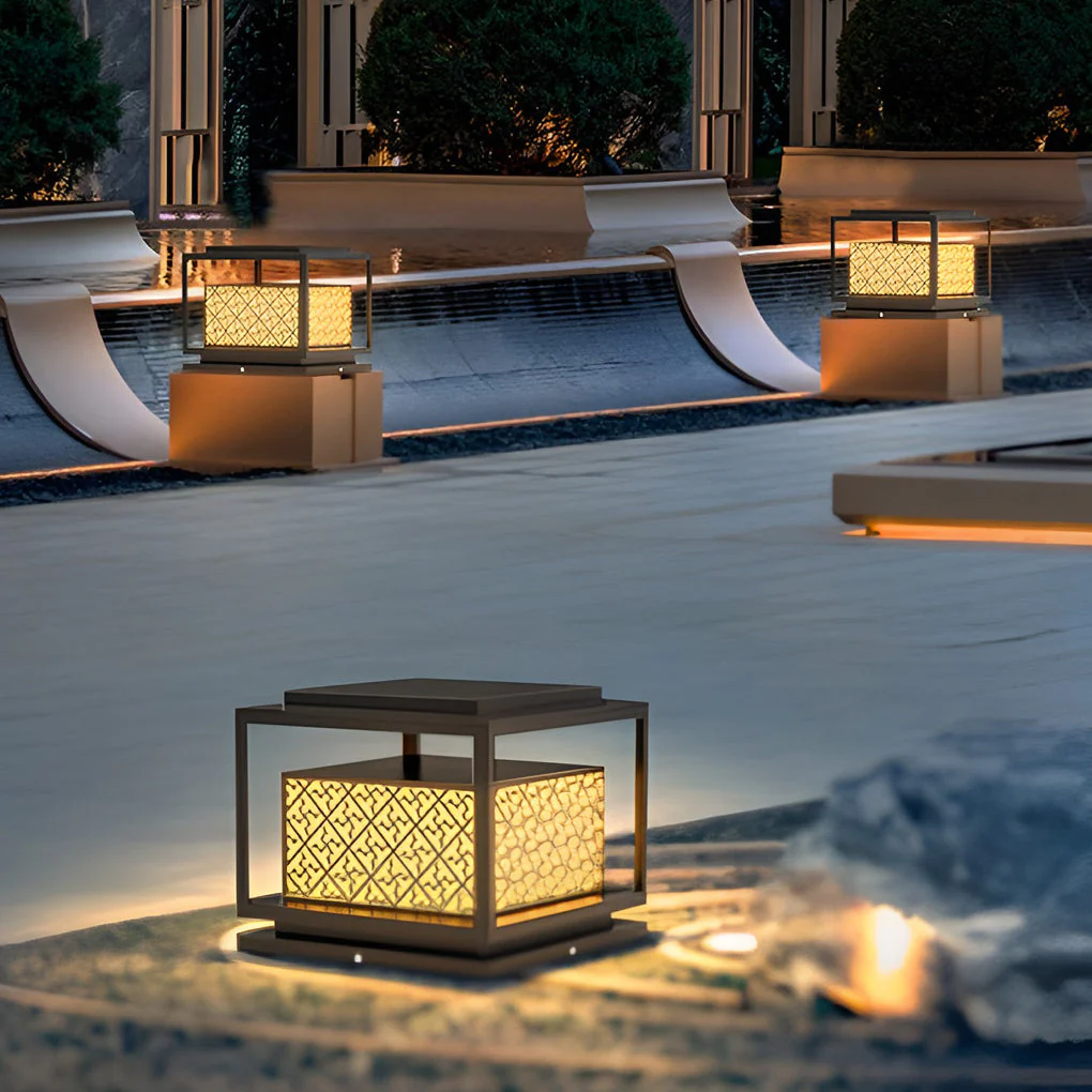 Hetty Square Modern Solar Outdoor Light - Image 4