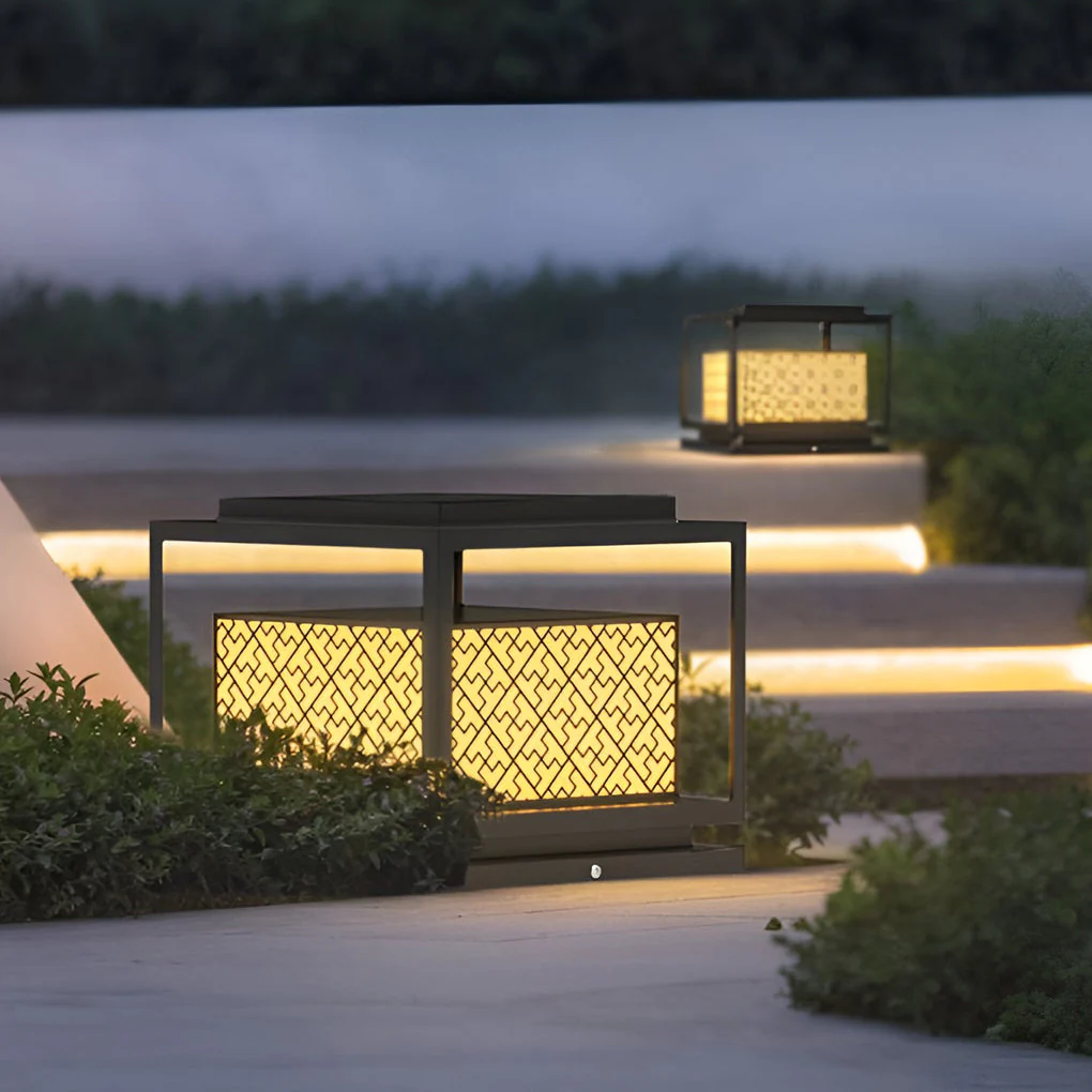 Hetty Square Modern Solar Outdoor Light - Image 5