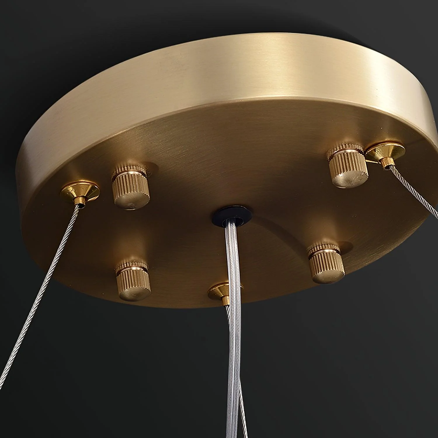 Hexa Luxury Glass LED Chandelier - Image 12