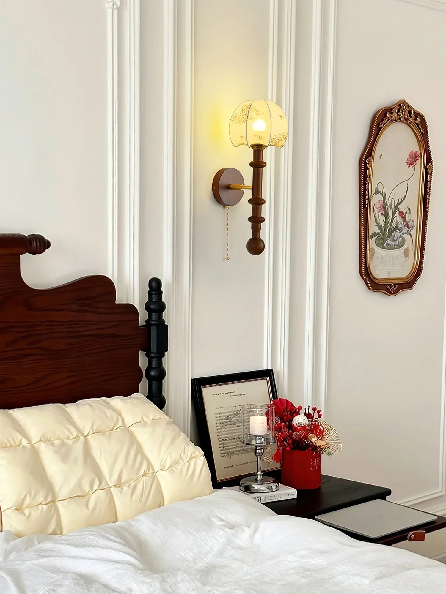 Hilda Roma Elegance Wood Sconce Wall lamp - Image 18