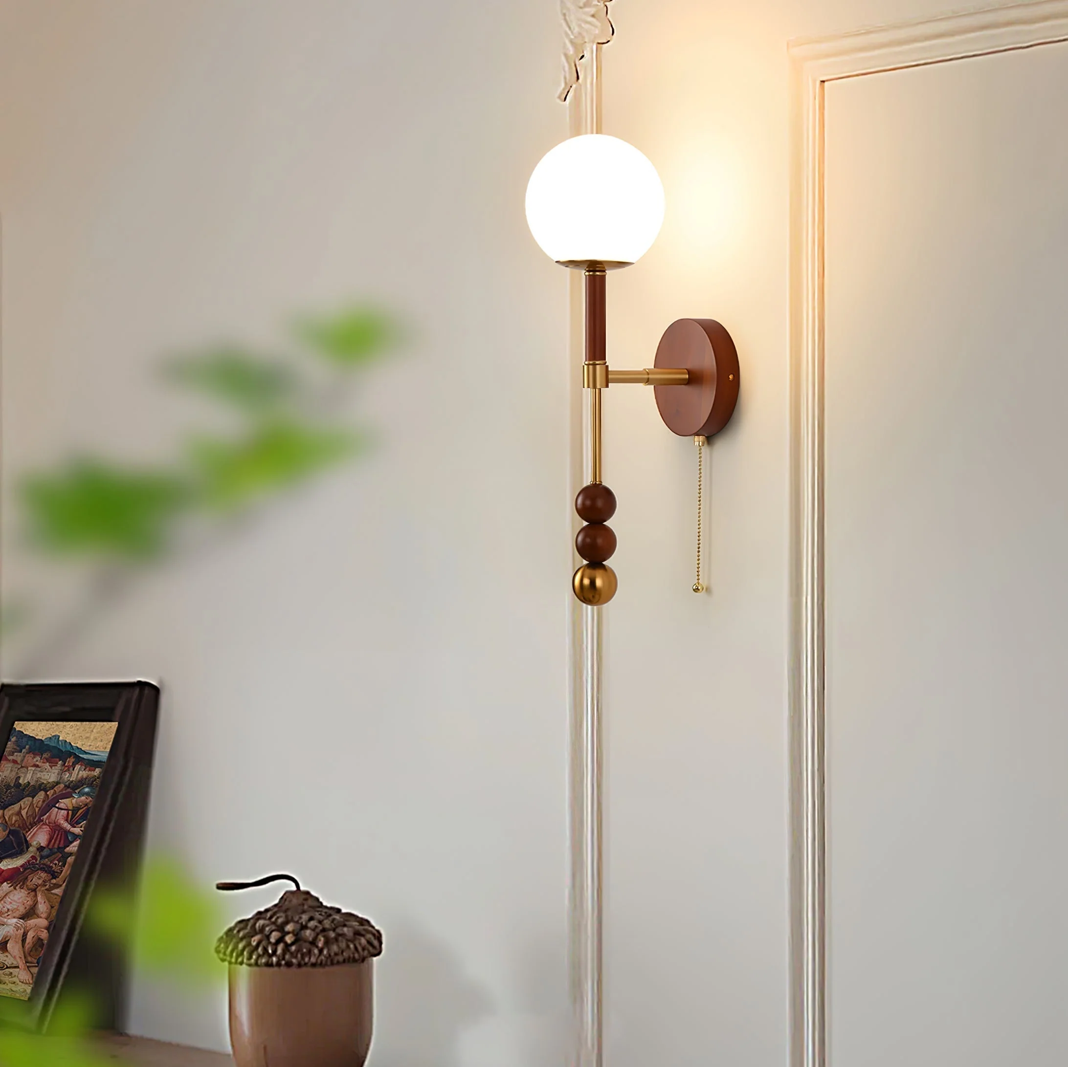 Hilda Roma Elegance Wood Sconce Wall lamp - Image 24