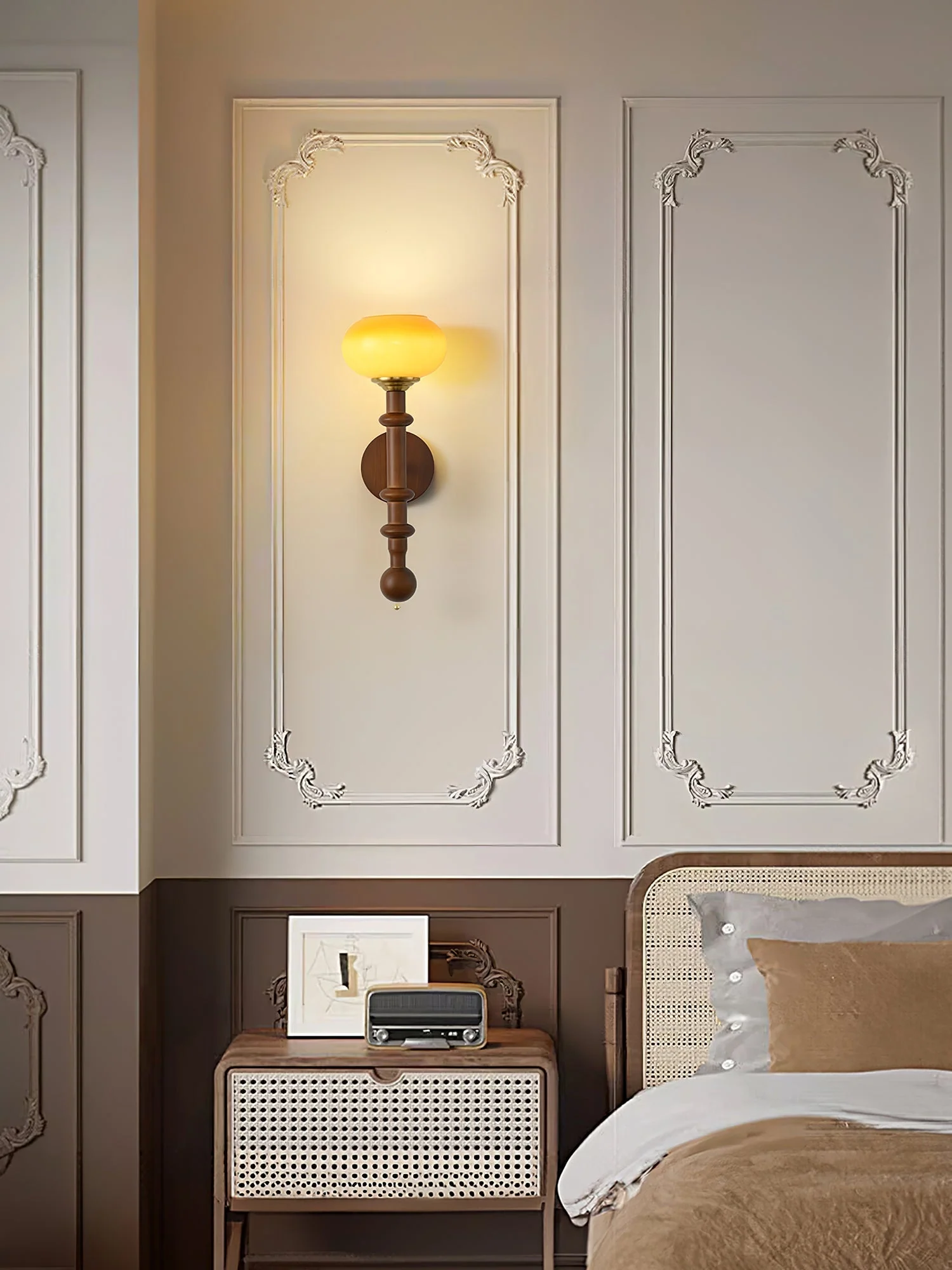Hilda Roma Elegance Wood Sconce Wall lamp - Image 26