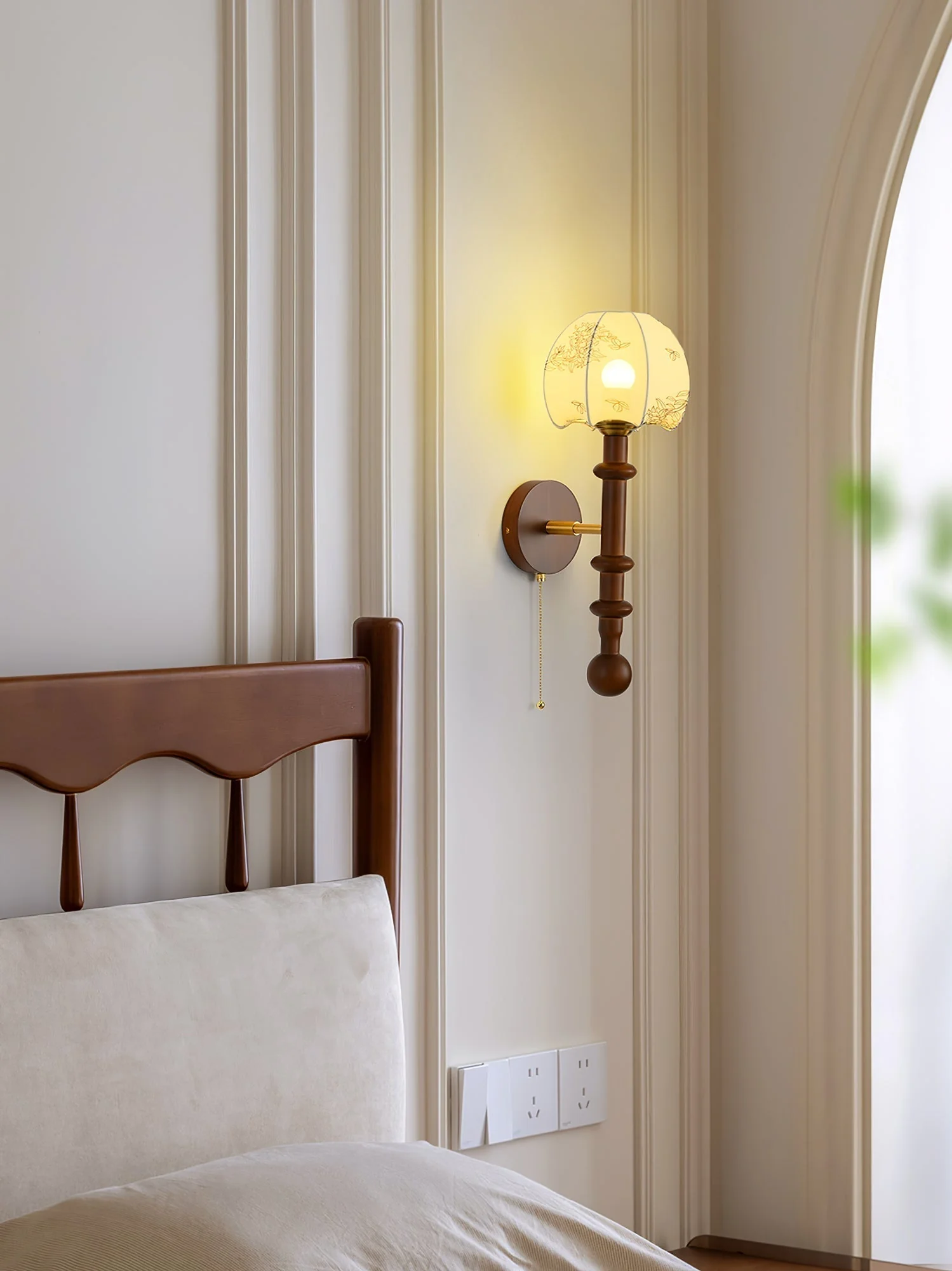 Hilda Roma Elegance Wood Sconce Wall lamp - Image 29
