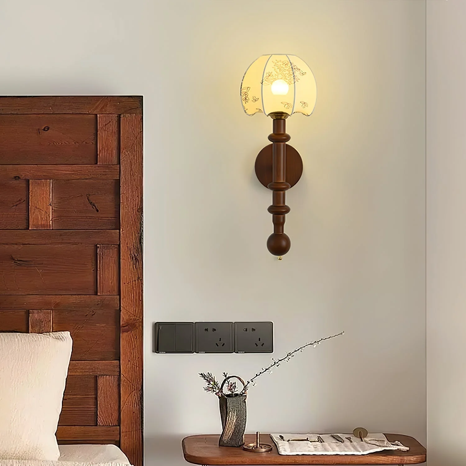 Hilda Roma Elegance Wood Sconce Wall lamp - Image 31