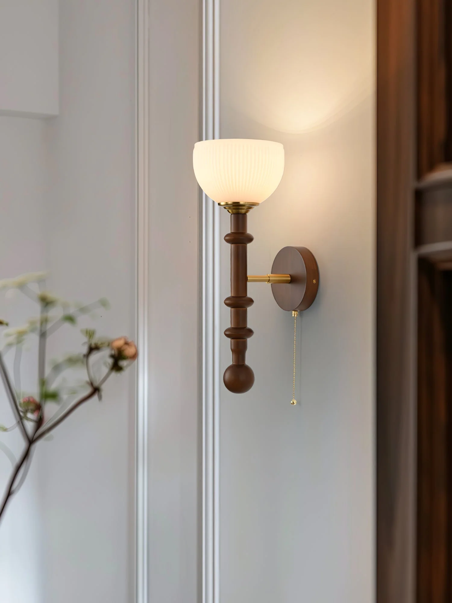 Hilda Roma Elegance Wood Sconce Wall lamp - Image 33
