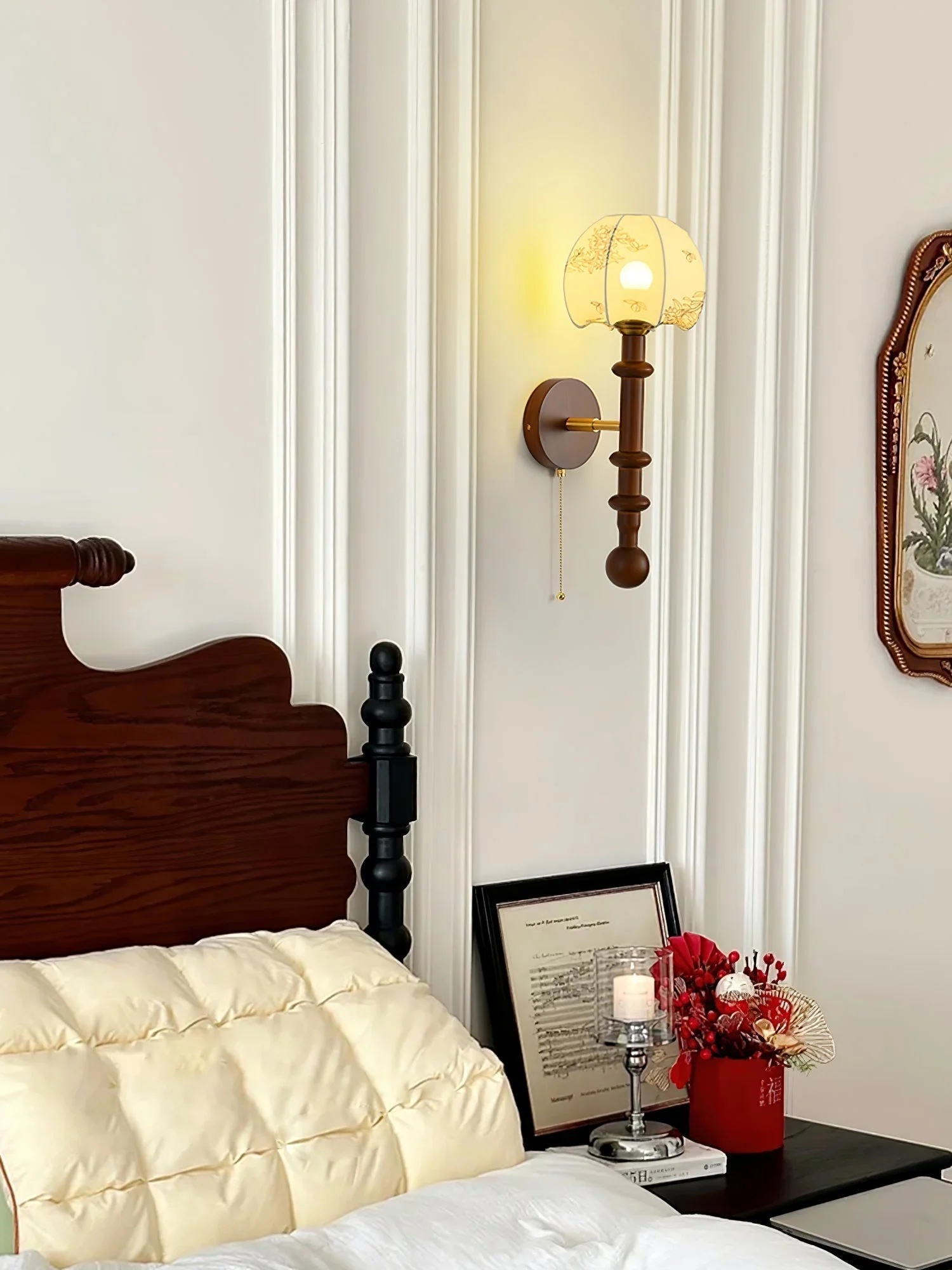 Hilda Roma Elegance Wood Sconce Wall lamp - Image 38
