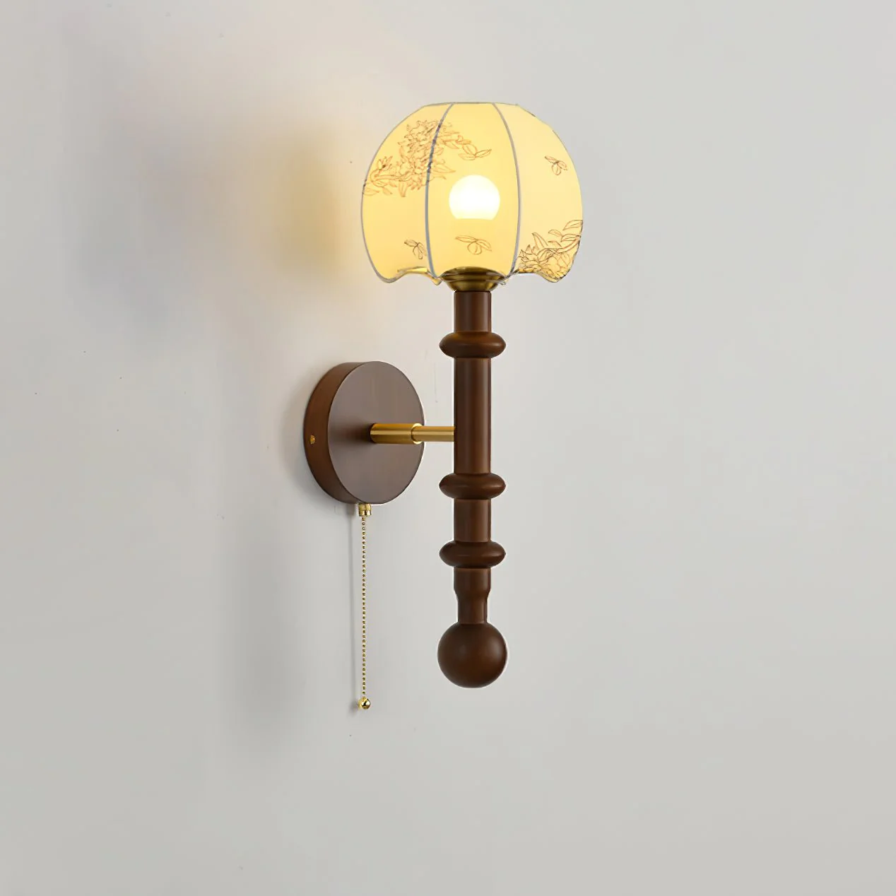 Hilda Roma Elegance Wood Sconce Wall lamp - Image 4