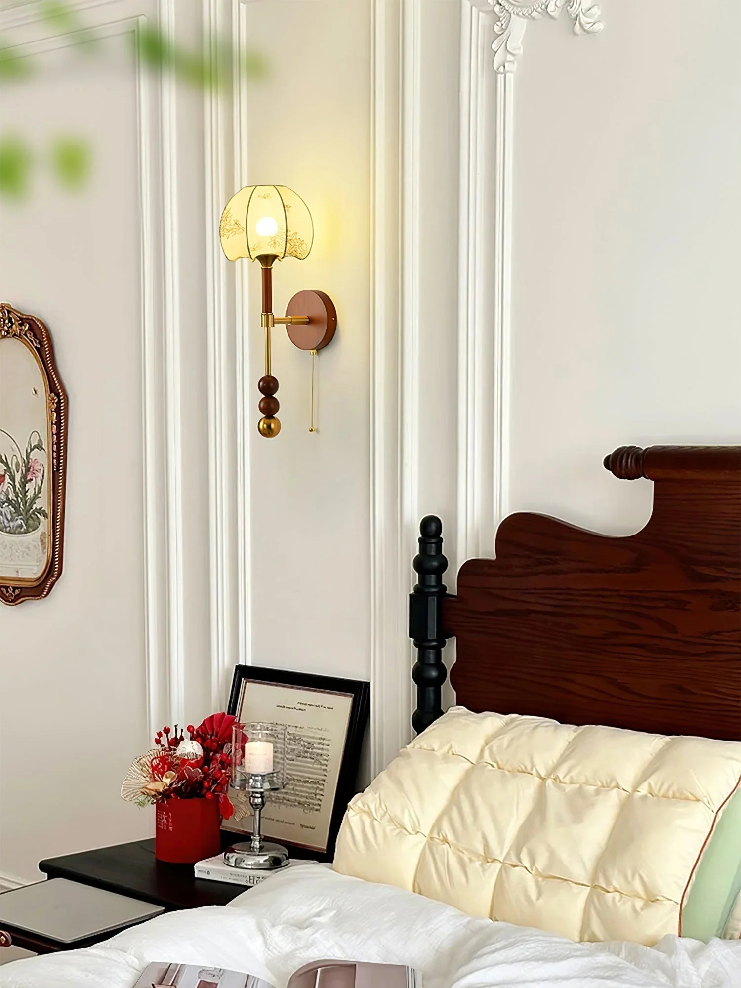 Hilda Roma Elegance Wood Sconce Wall lamp - Image 46