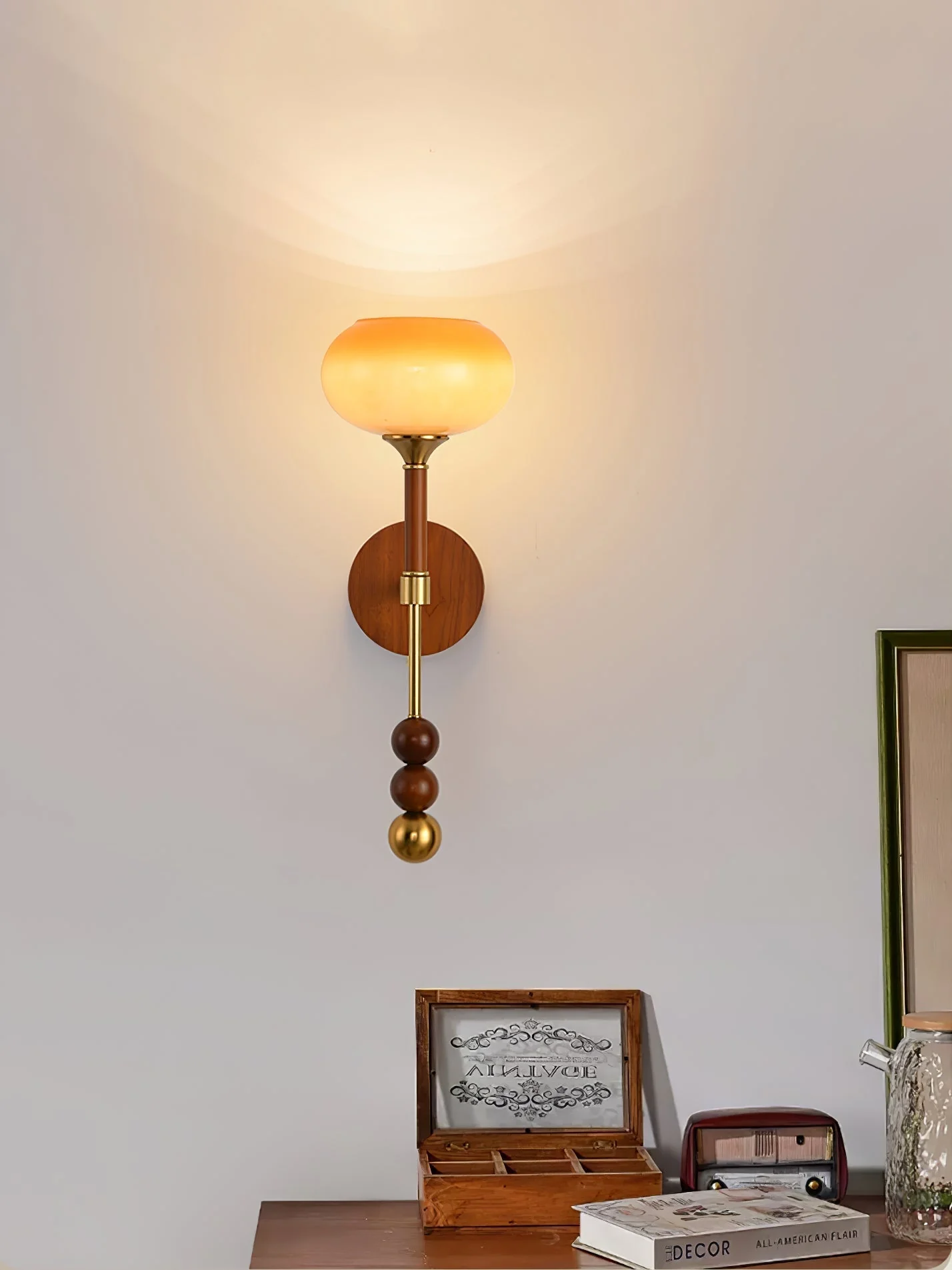 Hilda Roma Elegance Wood Sconce Wall lamp - Image 47
