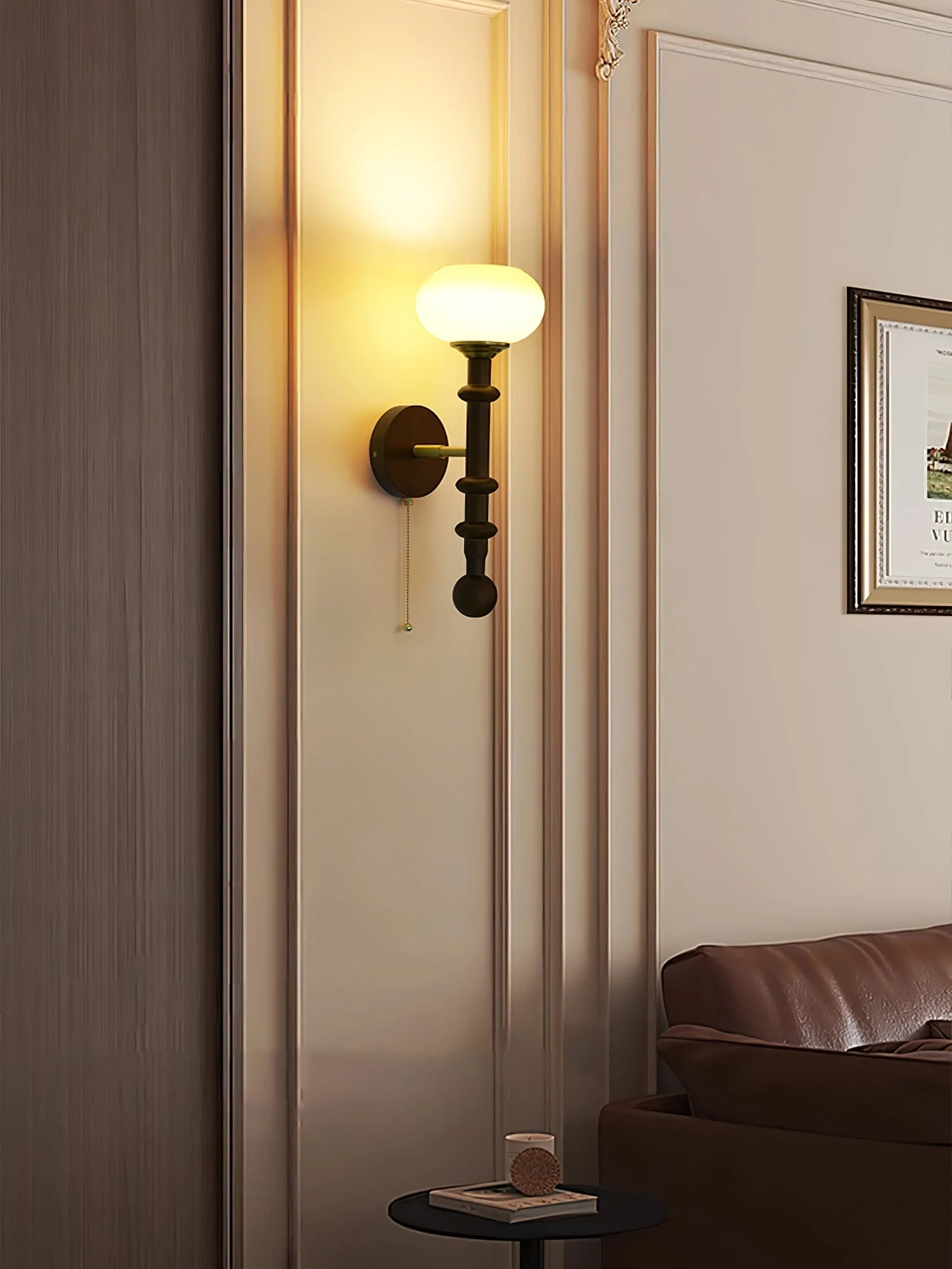 Hilda Roma Elegance Wood Sconce Wall lamp - Image 5