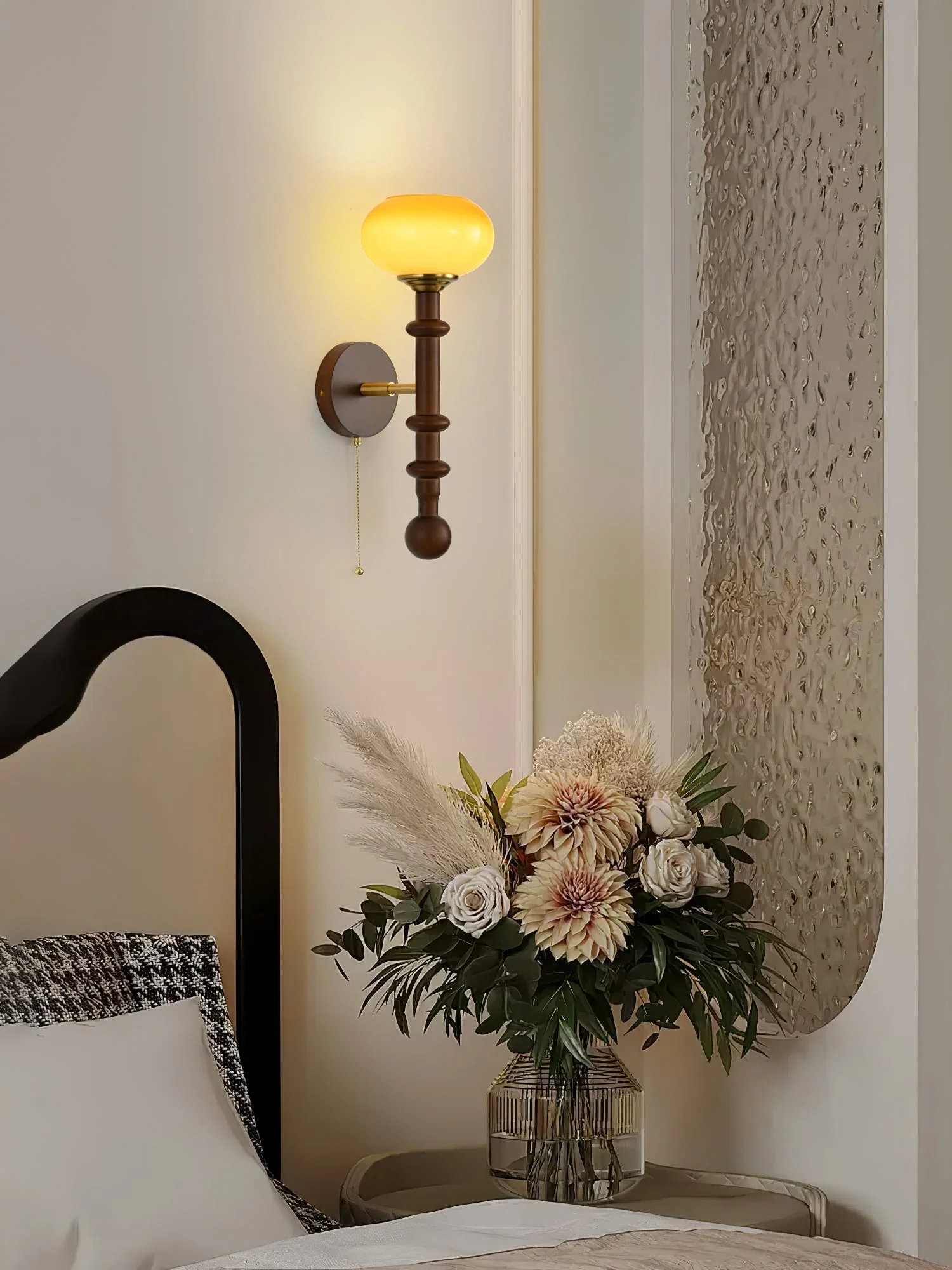 Hilda Roma Elegance Wood Sconce Wall lamp - Image 50