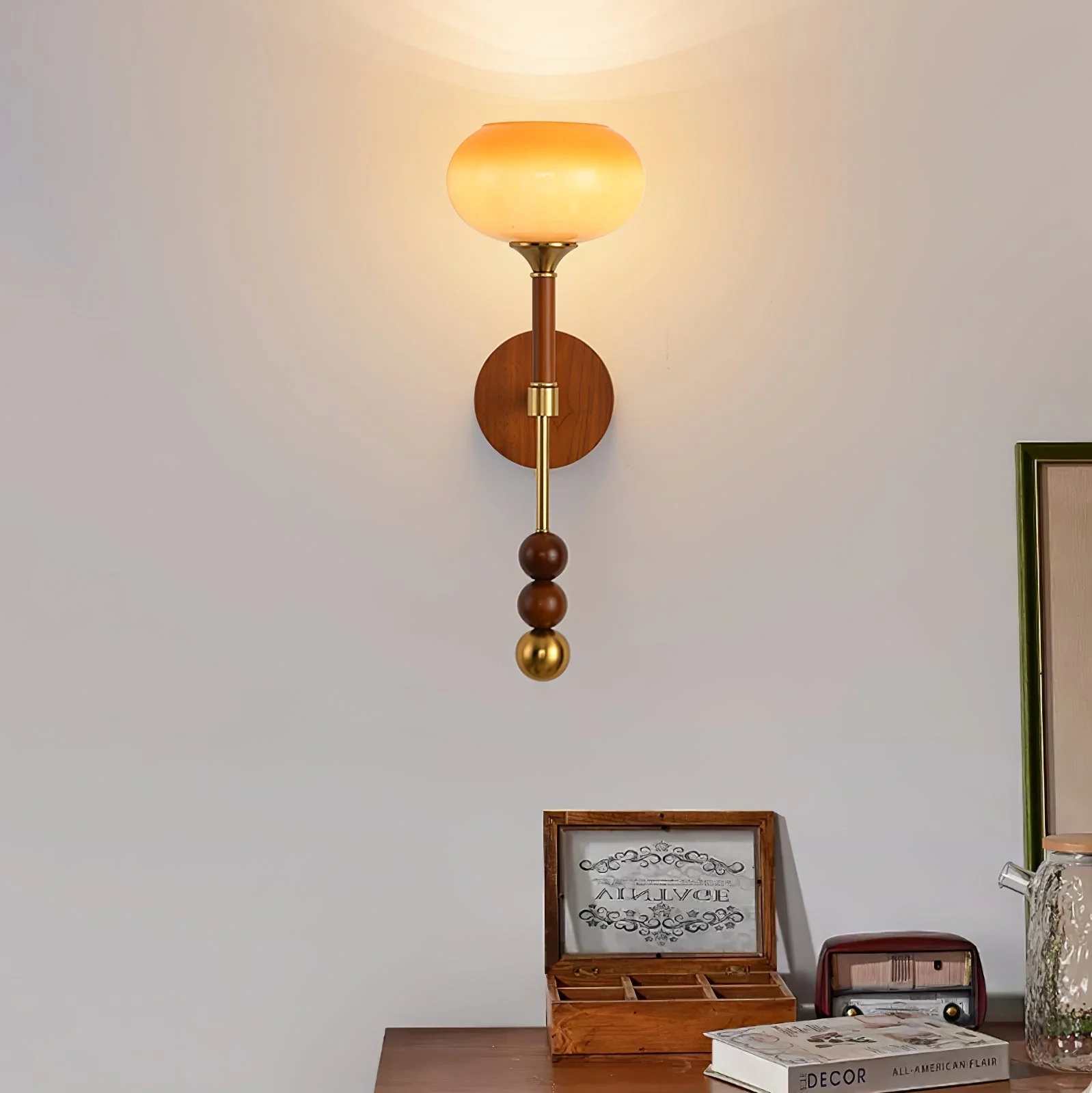 Hilda Roma Elegance Wood Sconce Wall lamp - Image 52