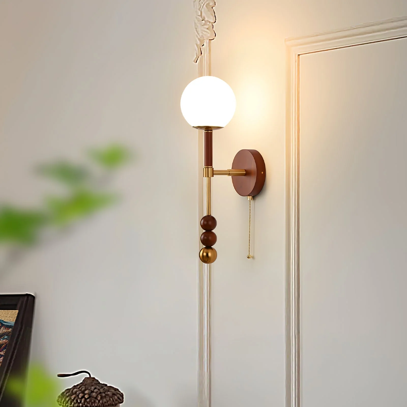 Hilda Roma Elegance Wood Sconce Wall lamp - Image 7
