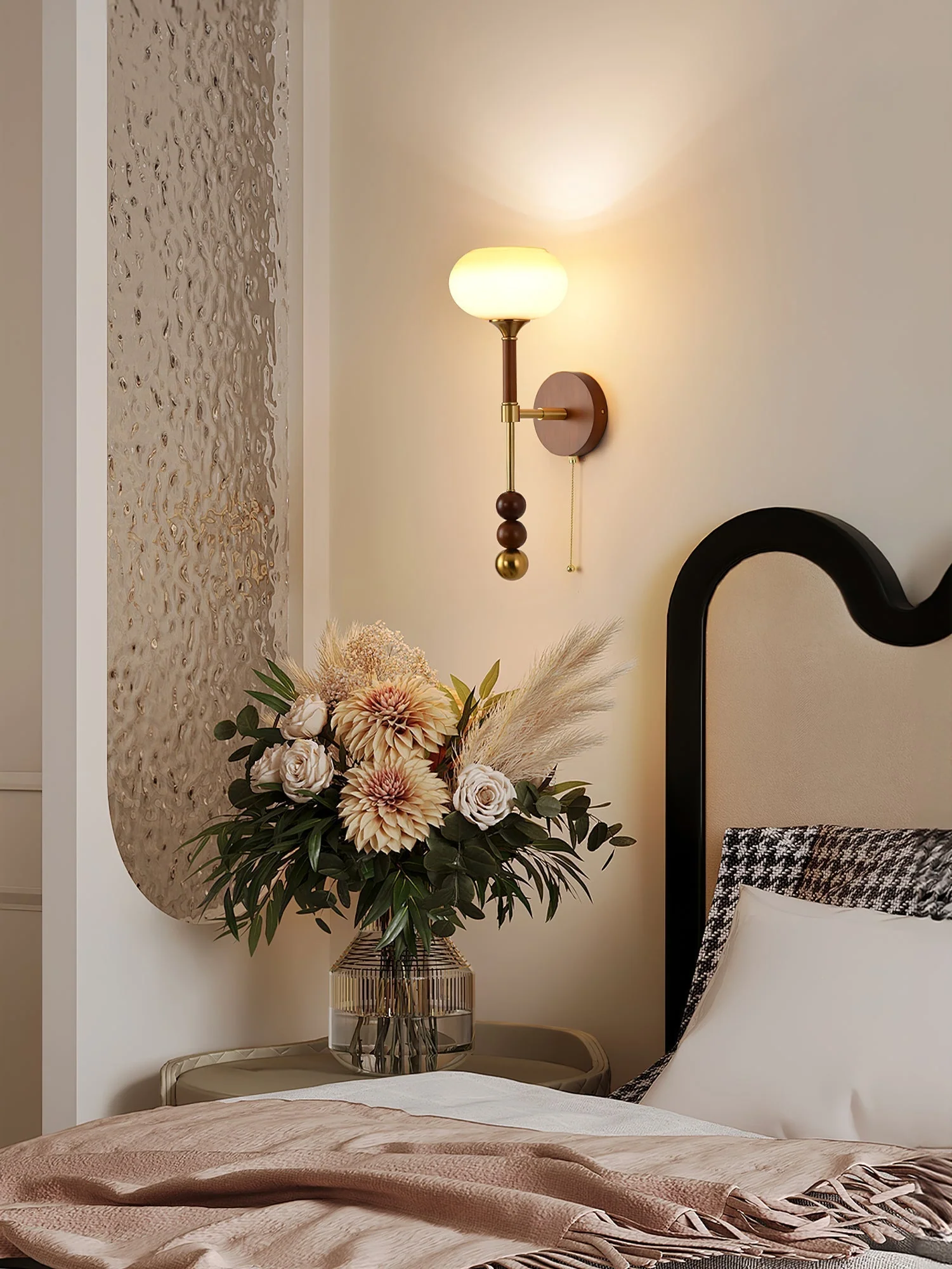 Hilda Roma Elegance Wood Sconce Wall lamp - Image 70