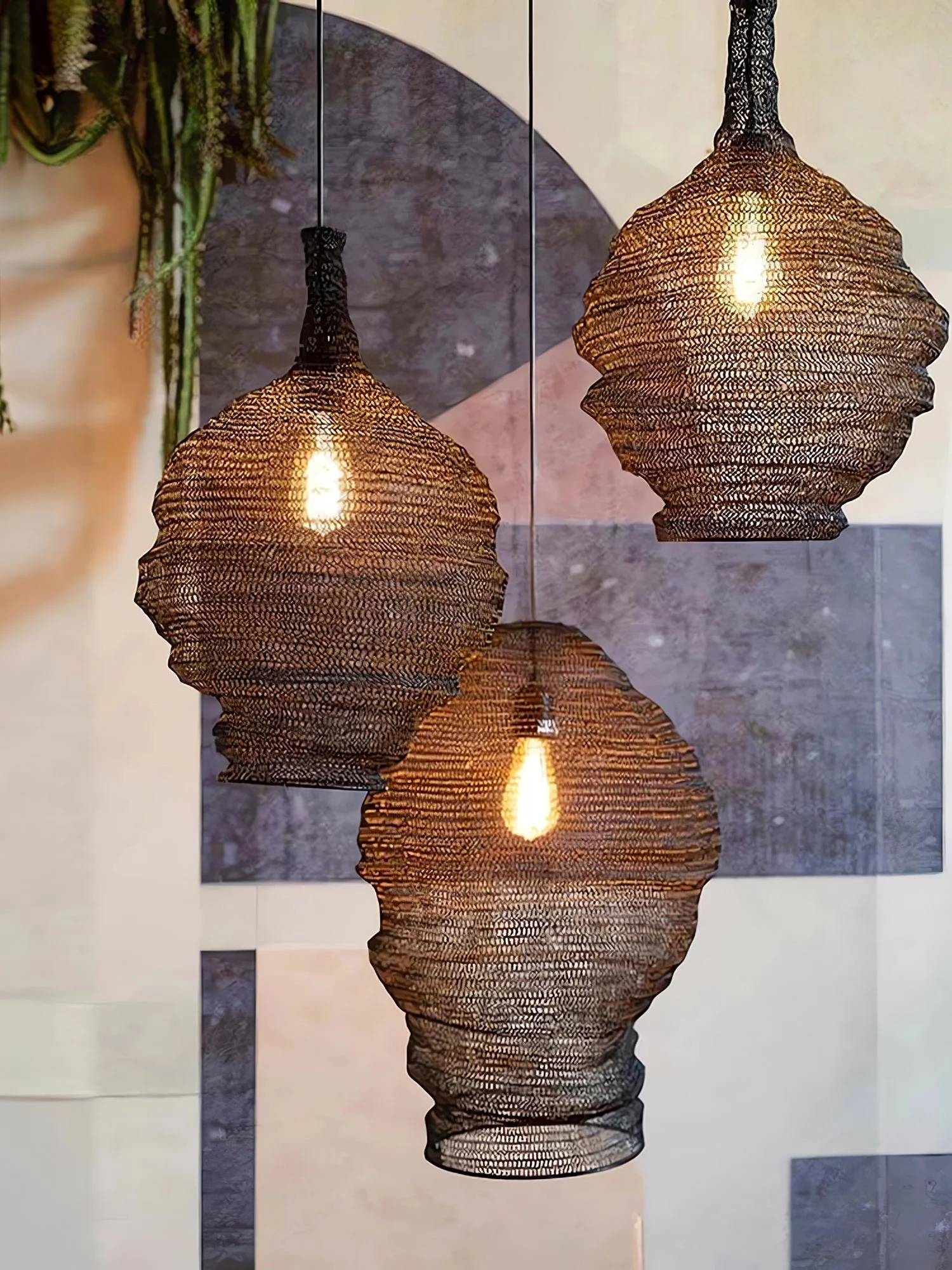 Hive Industrial Wire Pendant Lamps - Image 11