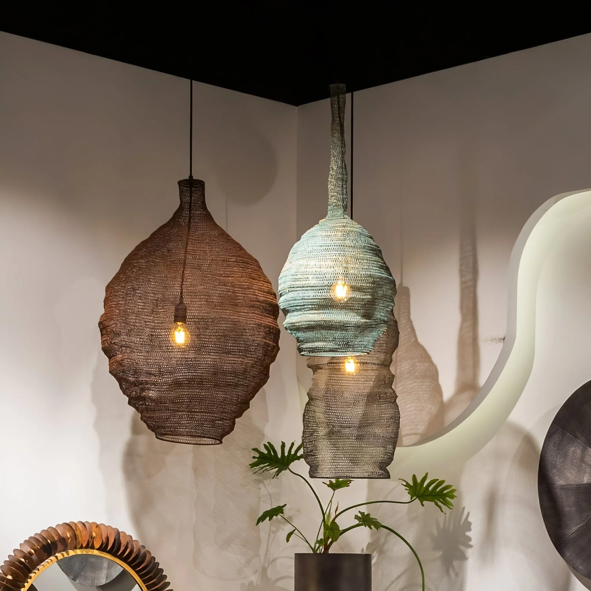 Hive Industrial Wire Pendant Lamps - Image 20
