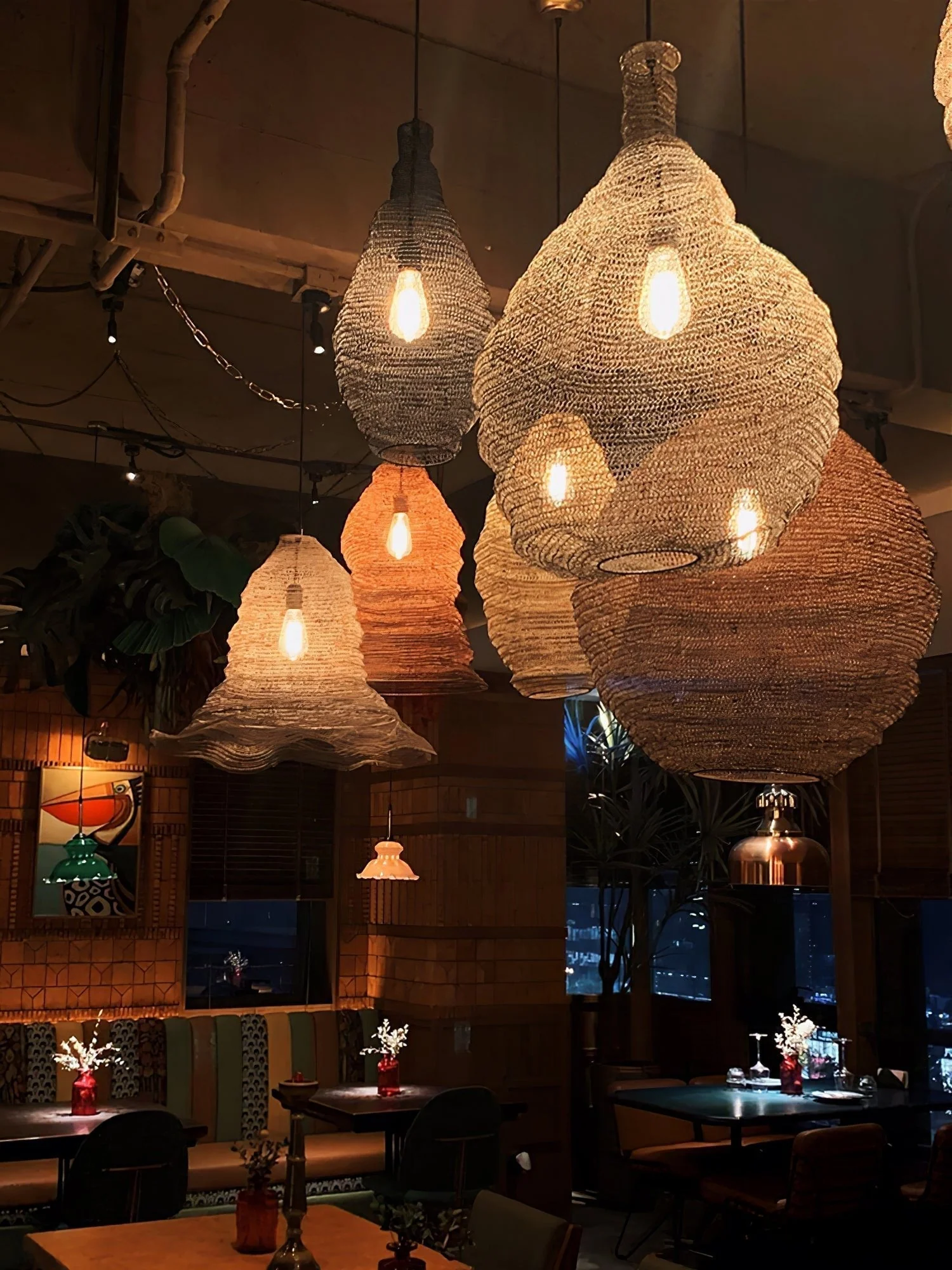 Hive Industrial Wire Pendant Lamps - Image 23