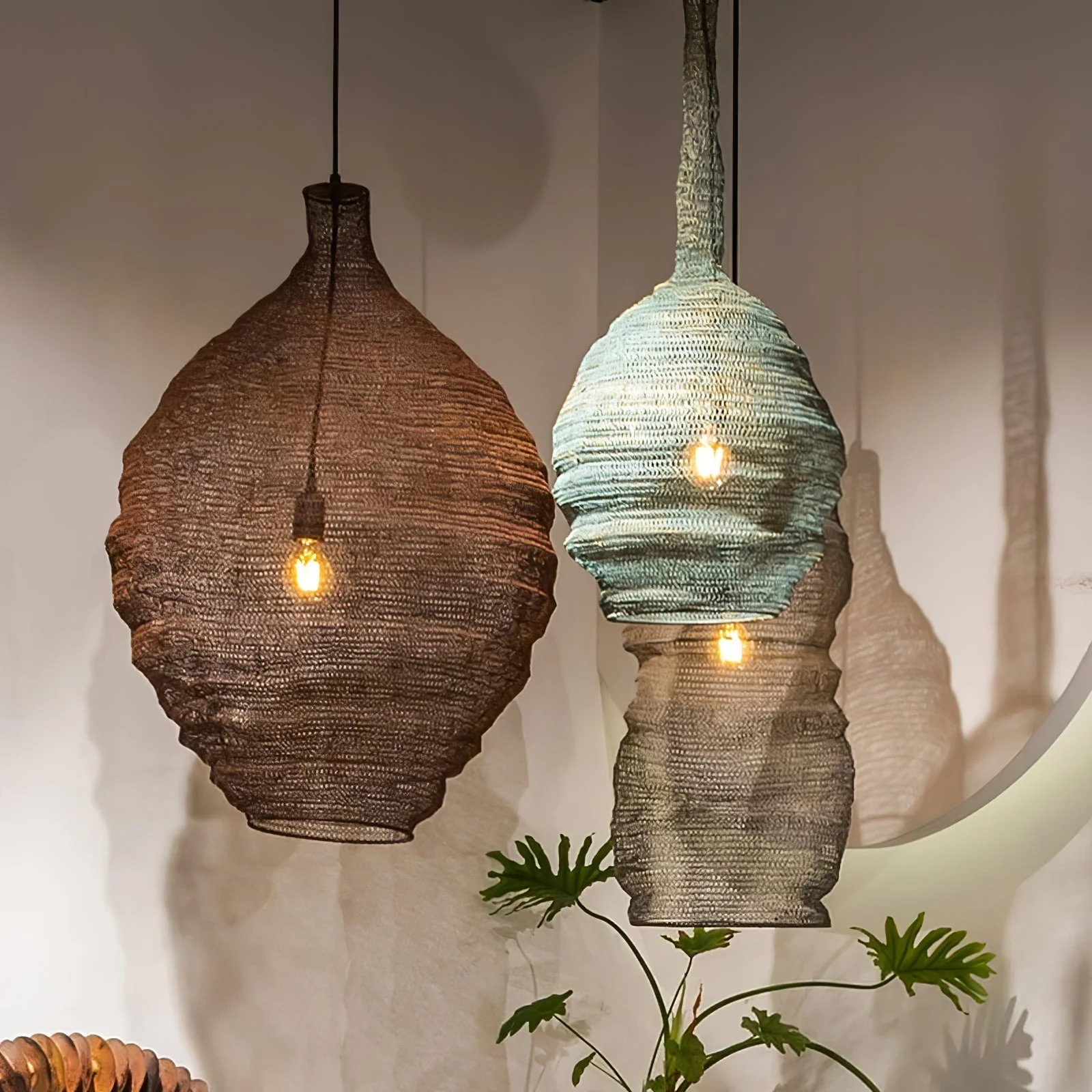 Hive Industrial Wire Pendant Lamps - Image 32