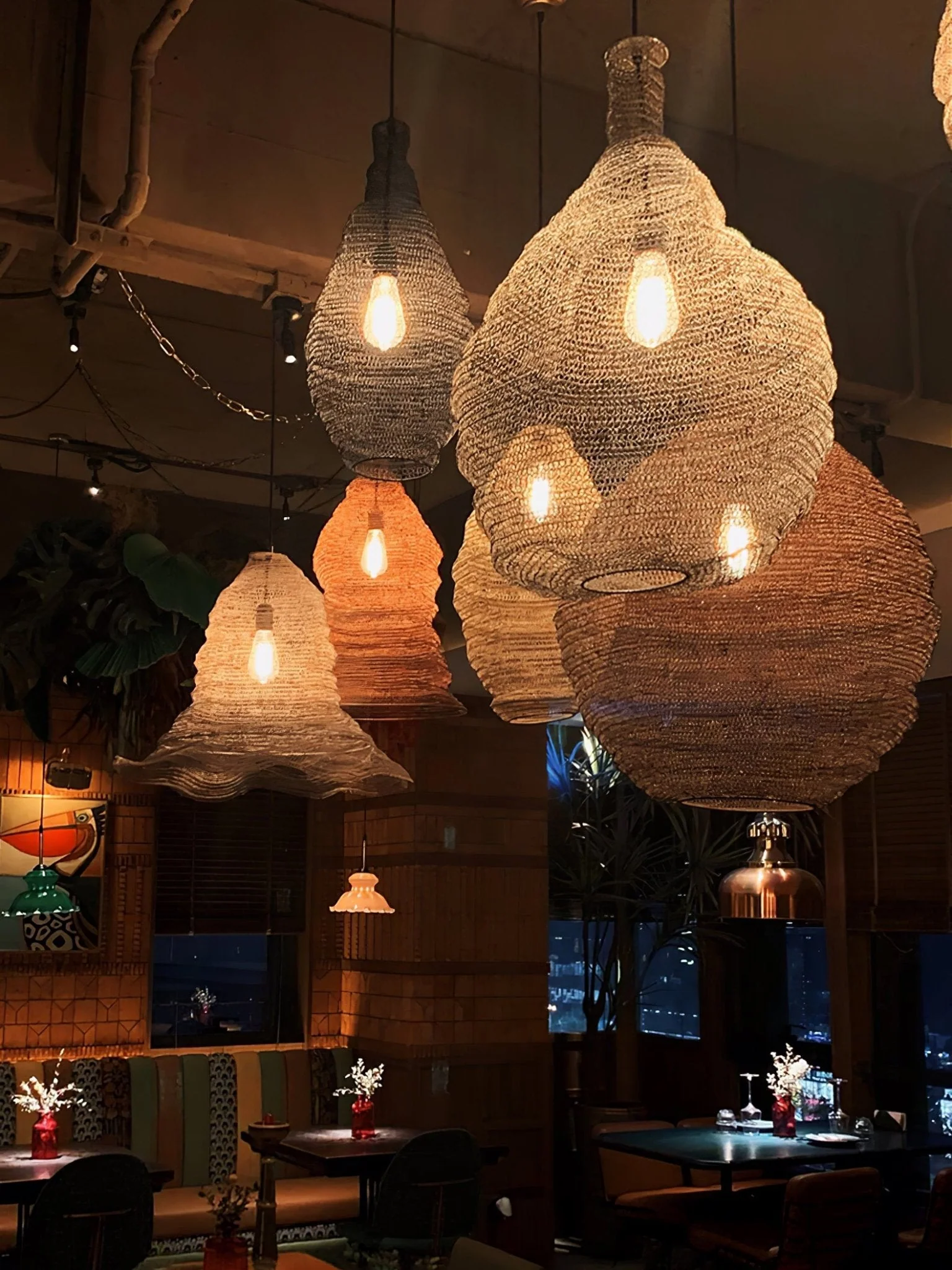 Hive Industrial Wire Pendant Lamps - Image 8