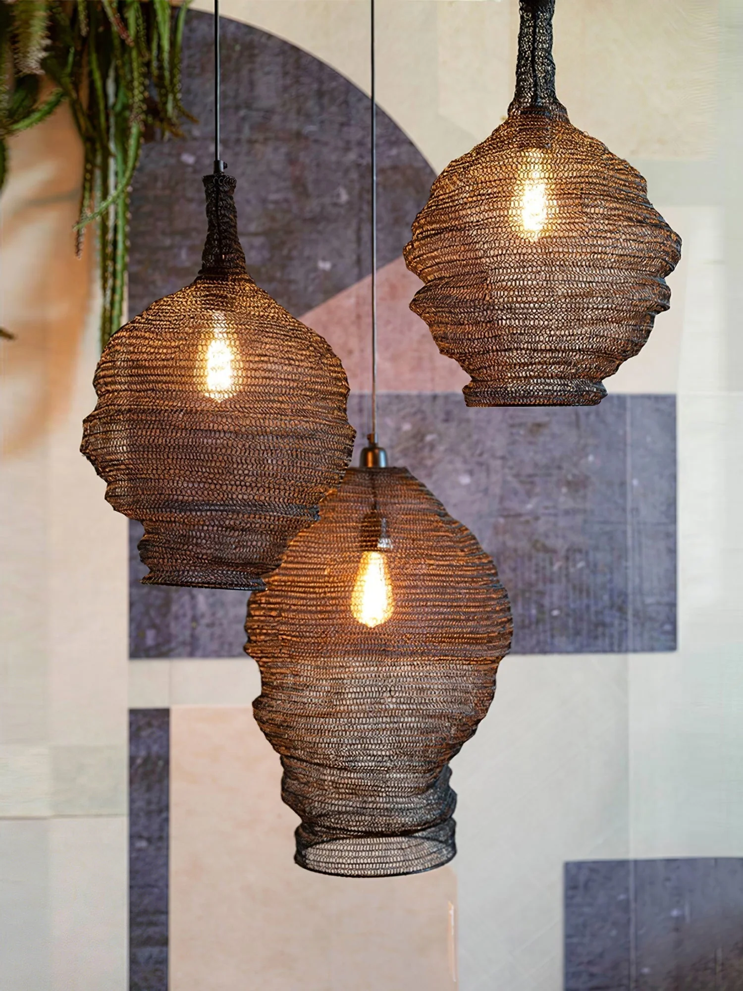 Hive Industrial Wire Pendant Lamps - Image 9