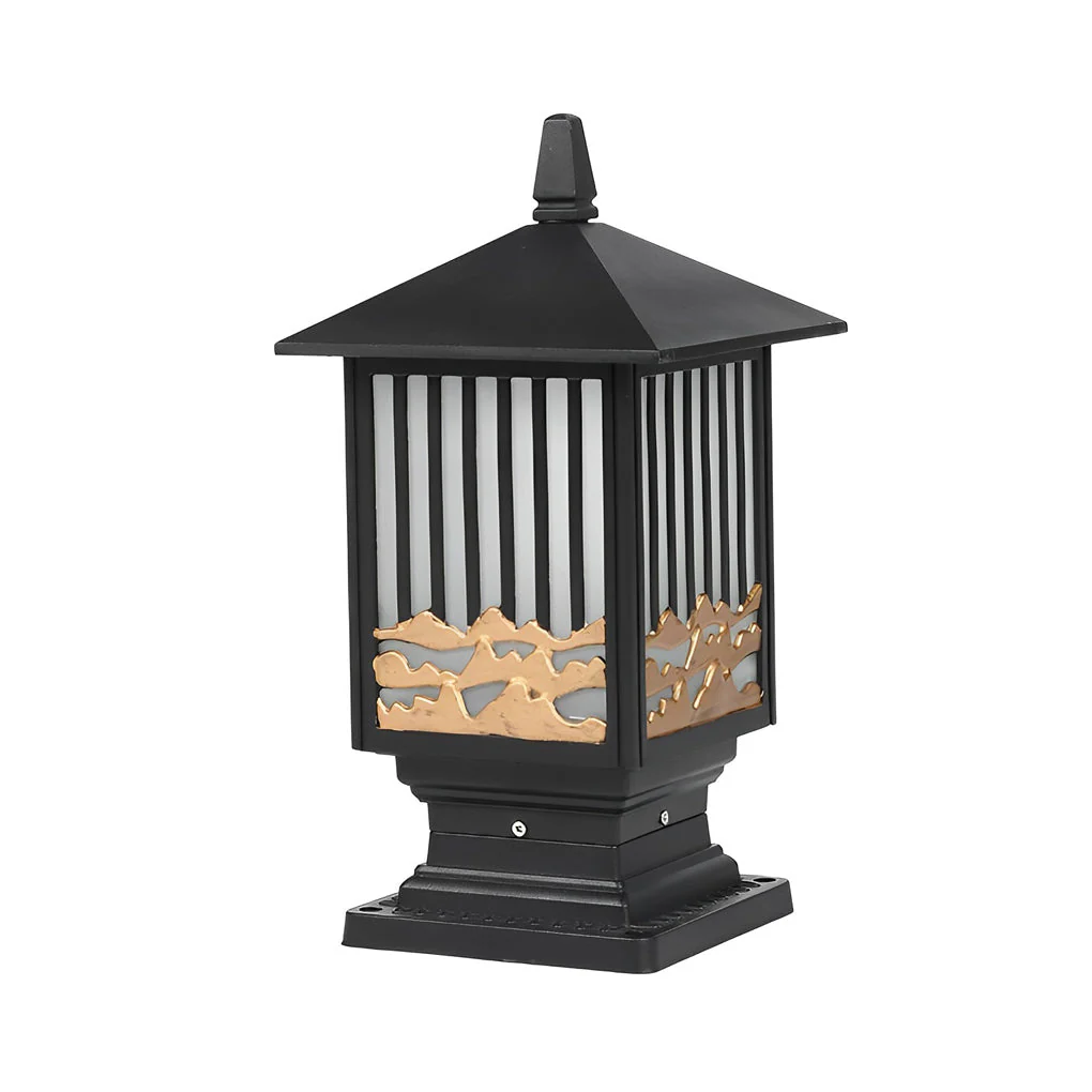 Hly Retro Scenery Vintage Outdoor Fence Post Lights - Image 6