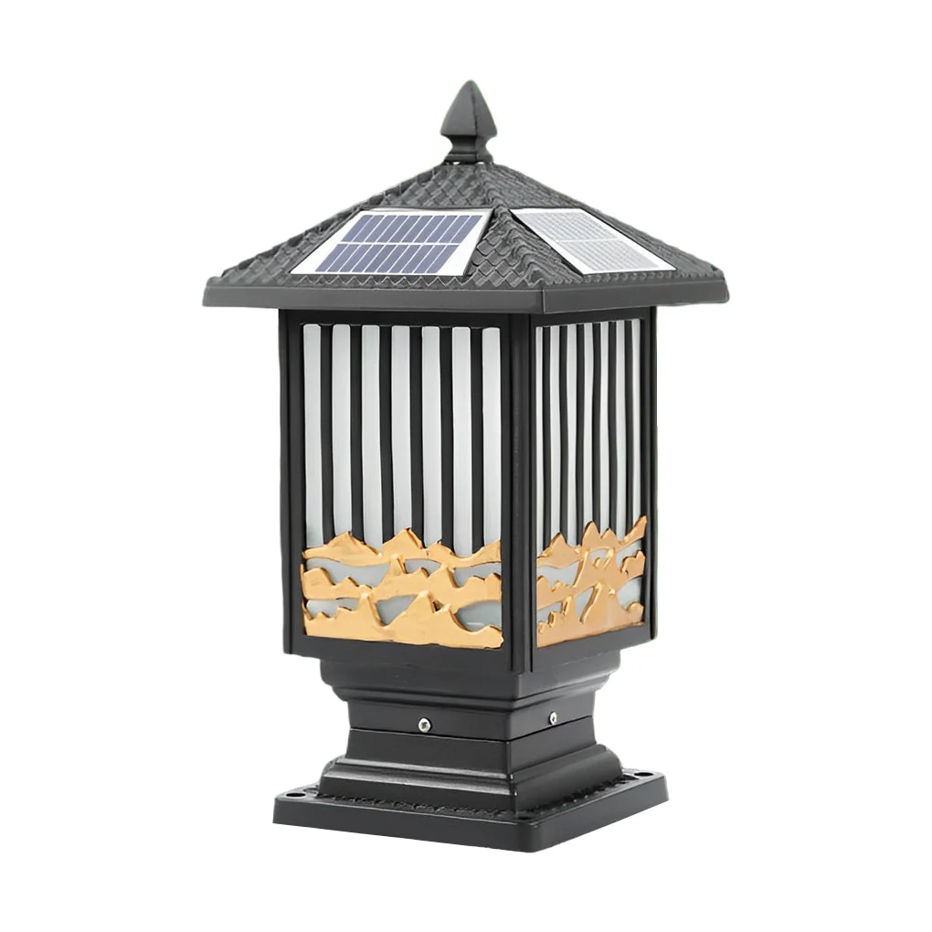 Hly Retro Scenery Vintage Outdoor Fence Post Lights - Image 7