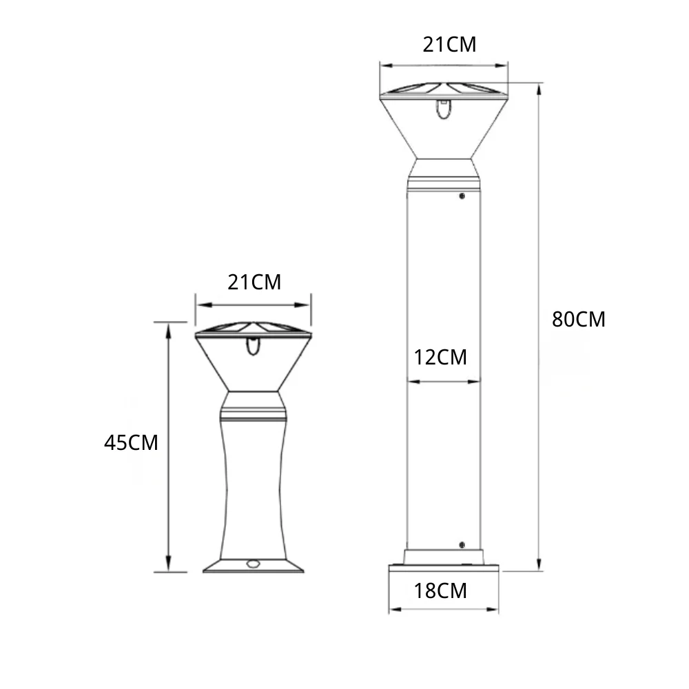 Hol LED Modern Minimalist Outdoor Lights - Image 4