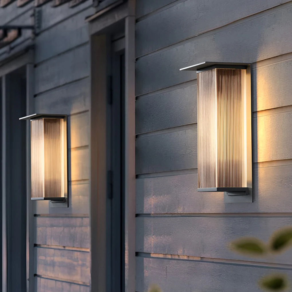 Holl Rectangular Modern Outdoor Wall Sconces Light - Image 3
