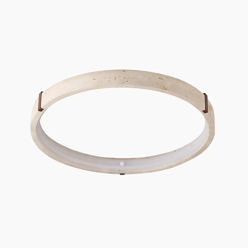 Horizon Wabi-Sabi Travertine Ceiling Light - Image 25