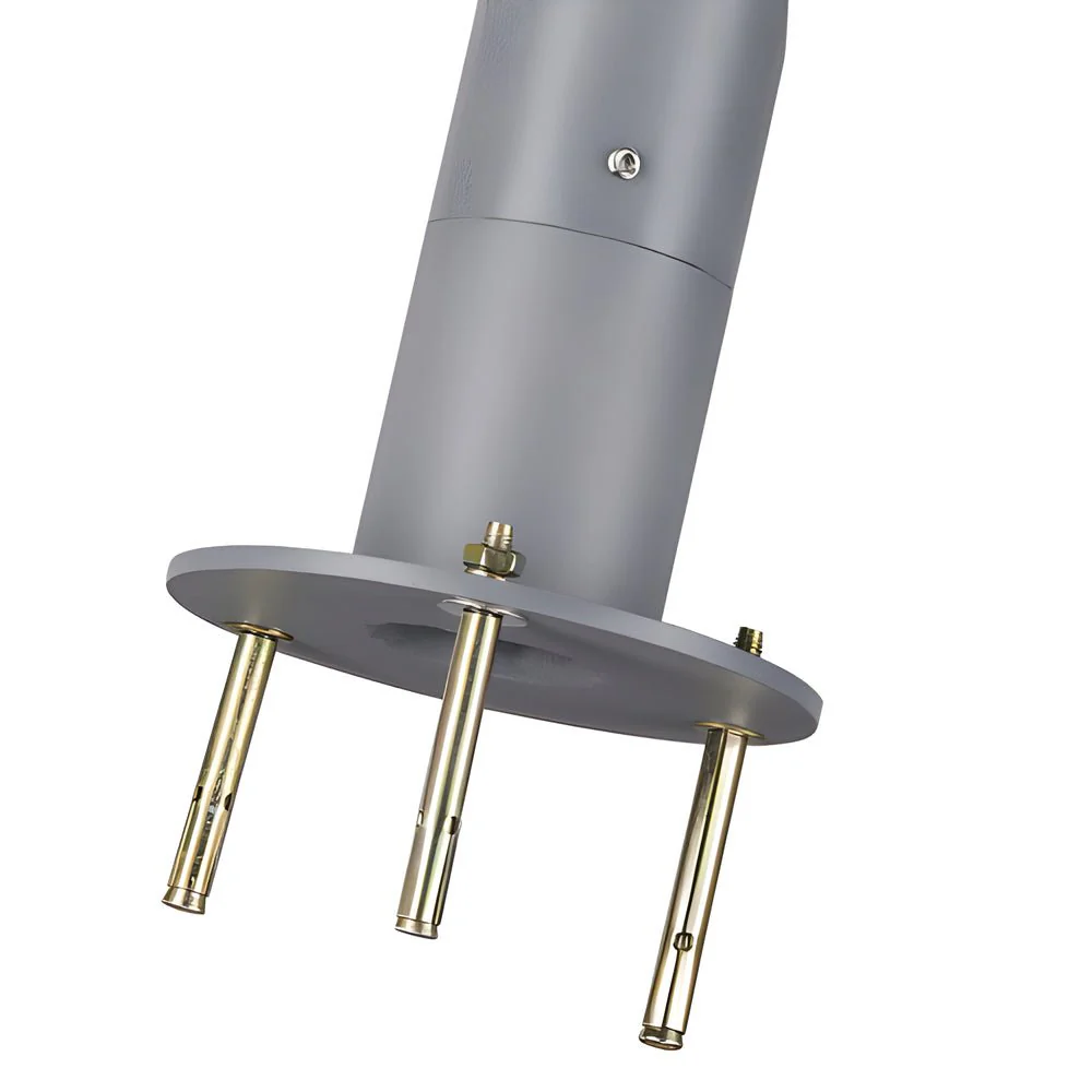 Horten Modern Round Dual LED Outdoor Post Pillar Lamp - Image 5