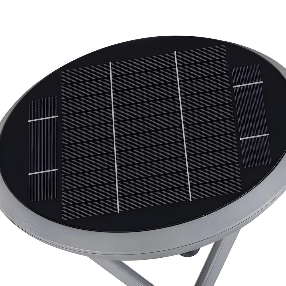 Horten Modern Round Dual LED Outdoor Post Pillar Lamp - Image 6