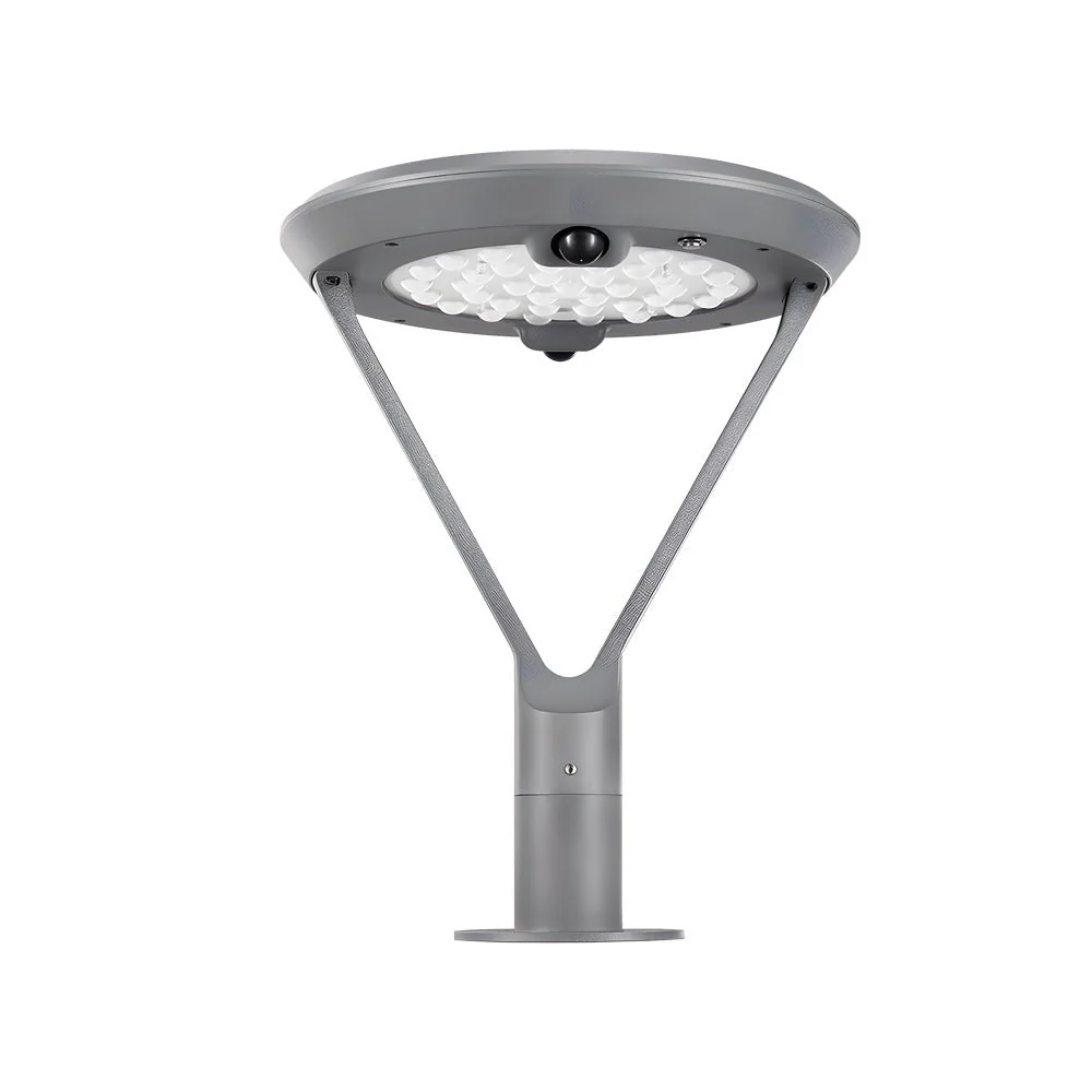 Horten Modern Round Dual LED Outdoor Post Pillar Lamp - Image 7