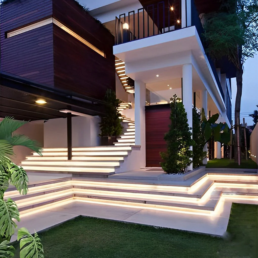 Hpe Recessed LED Under Tread Stair Outdoor Strip Light