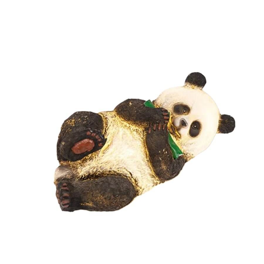 Hubert Panda Bamboo Animal Resin Outdoor Lawn Lamp - Image 5