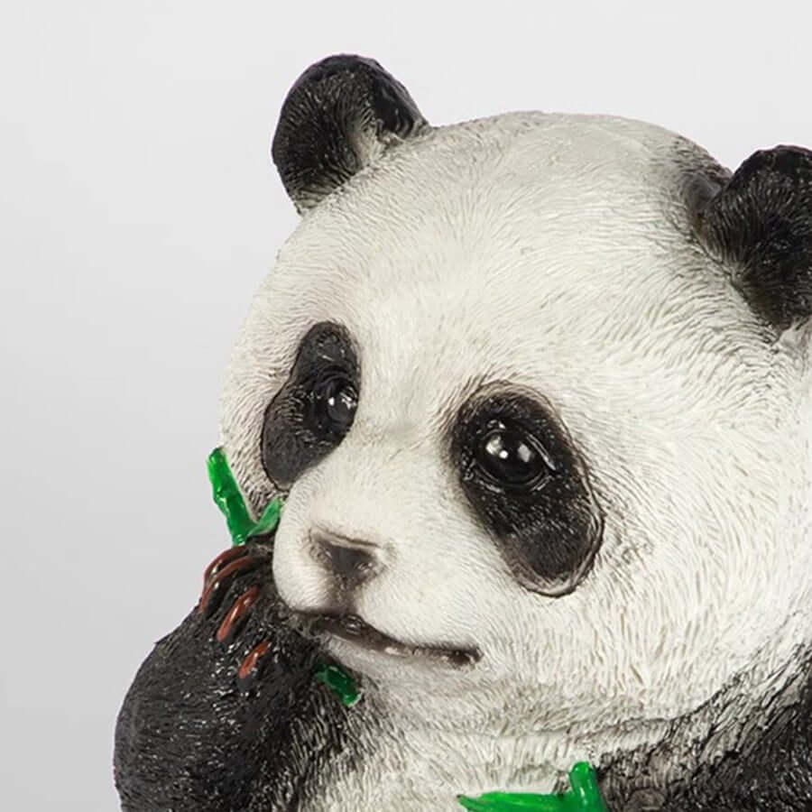 Hubert Panda Bamboo Animal Resin Outdoor Lawn Lamp - Image 7