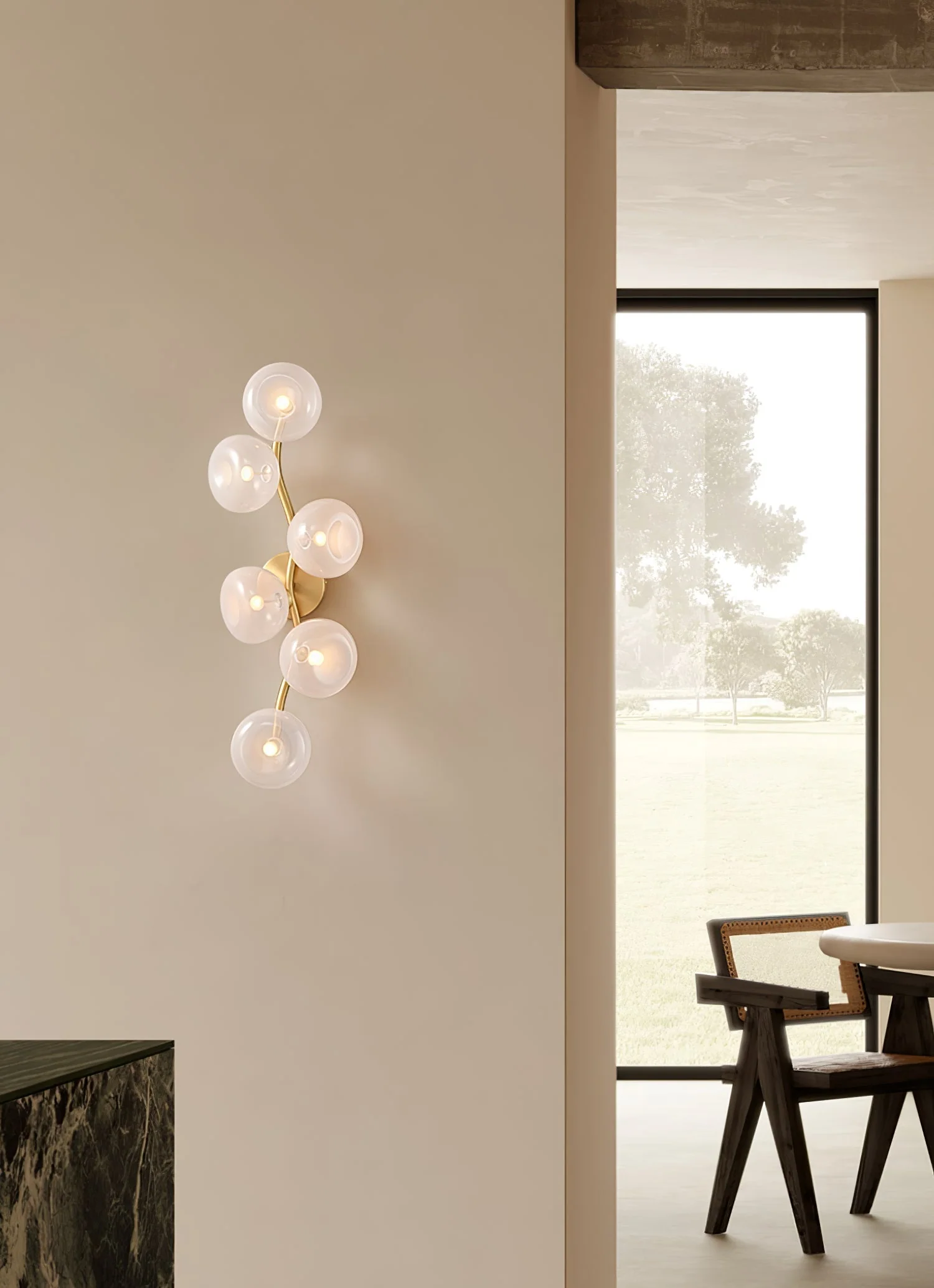Hunter Wall Lamp Vine Nordic Art Glass - Image 17