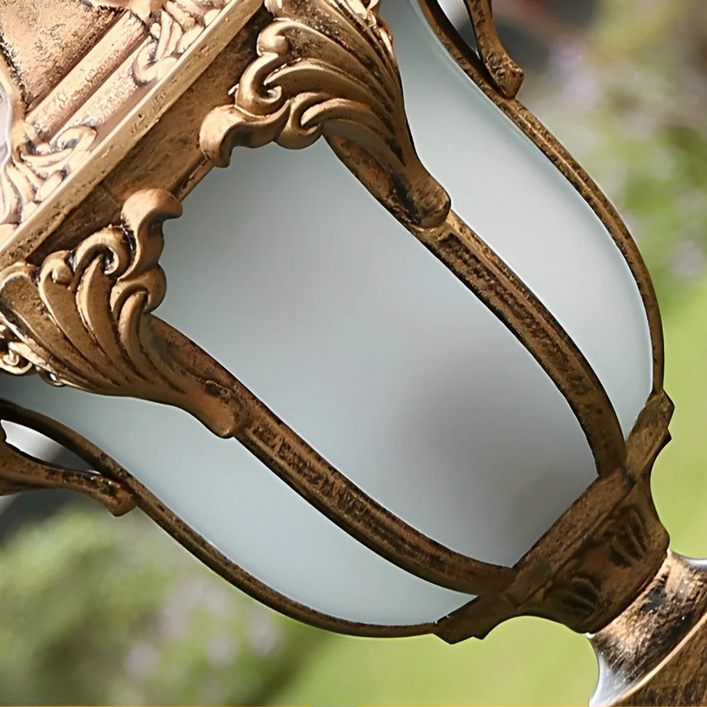 Iagine Traditional European LED Outdoor Pathway Post Lamp - Image 4