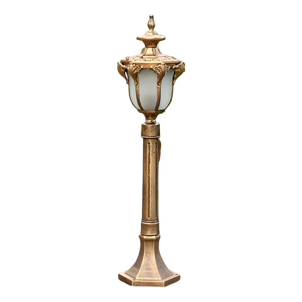 Iagine Traditional European LED Outdoor Pathway Post Lamp - Image 5