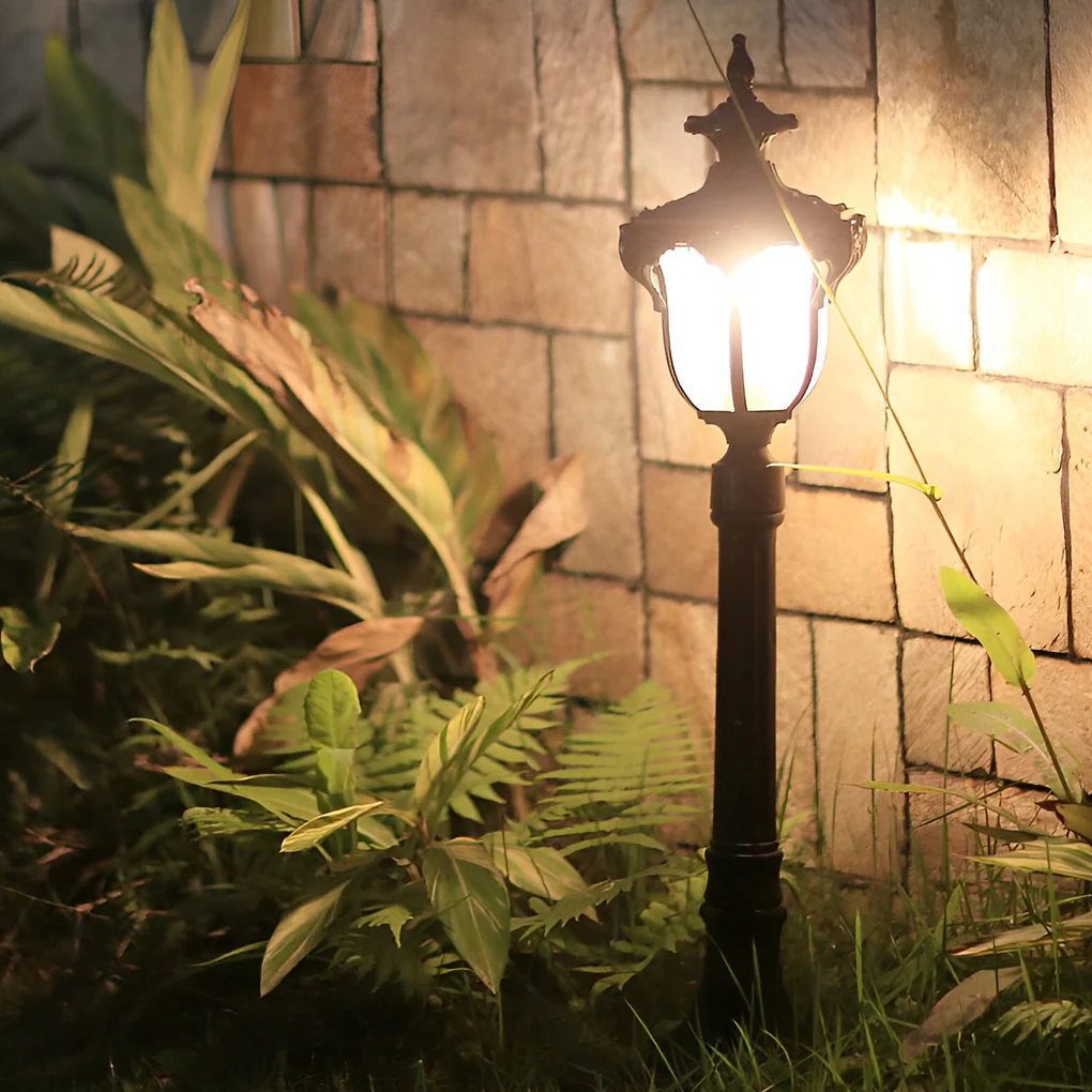 Iagine Traditional European LED Outdoor Pathway Post Lamp - Image 9